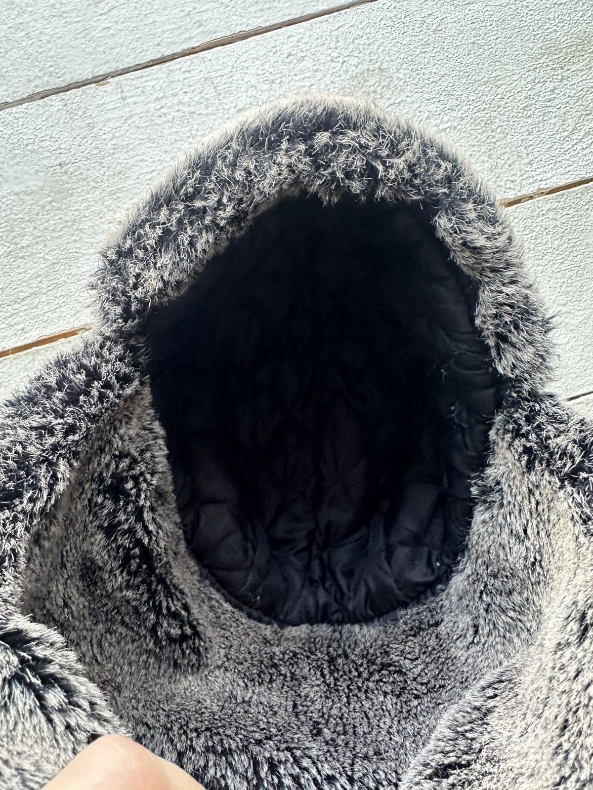 Vintage 🚨Y2K HYPE FUZZY MOHAIRE AVIATOR USHANKA HAT bubble Size ONE SIZE - 8 Thumbnail