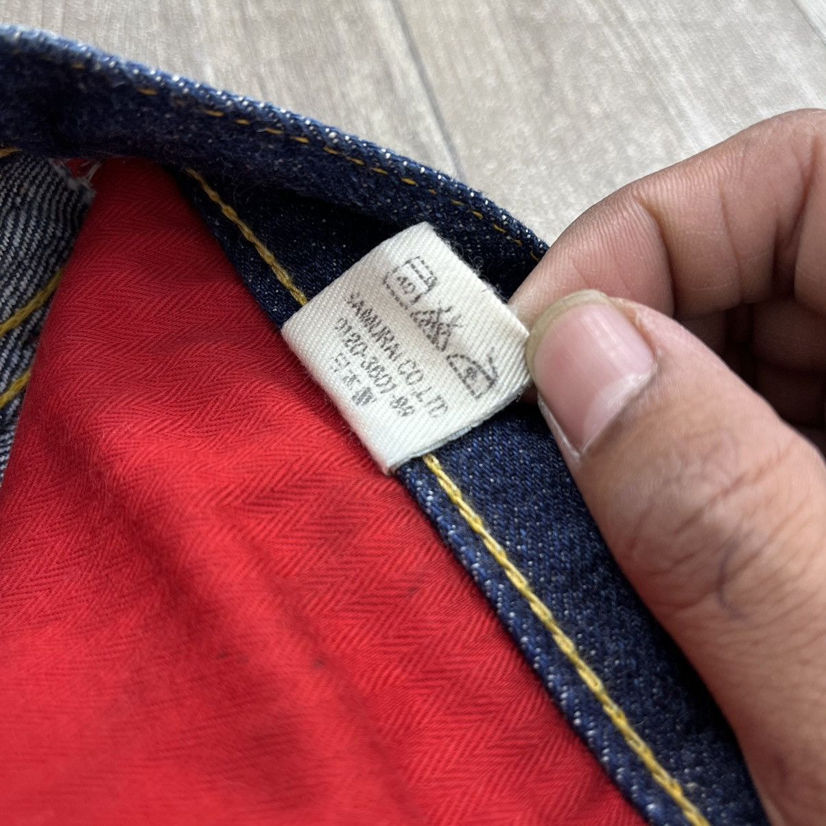 Samurai Jeans Vintage Samurai S3000VX 17oz Selvedge Raw Denim Pants Size US 31 - 13 Thumbnail