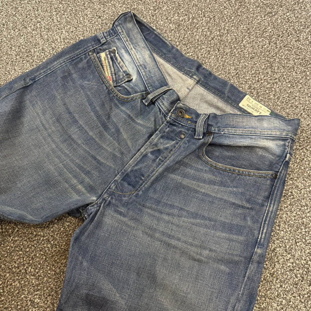 Seditionaries Vintage Y2K Diesel Quratt Baggy Jeans Denim Size US 32 / EU 48 - 3 Thumbnail