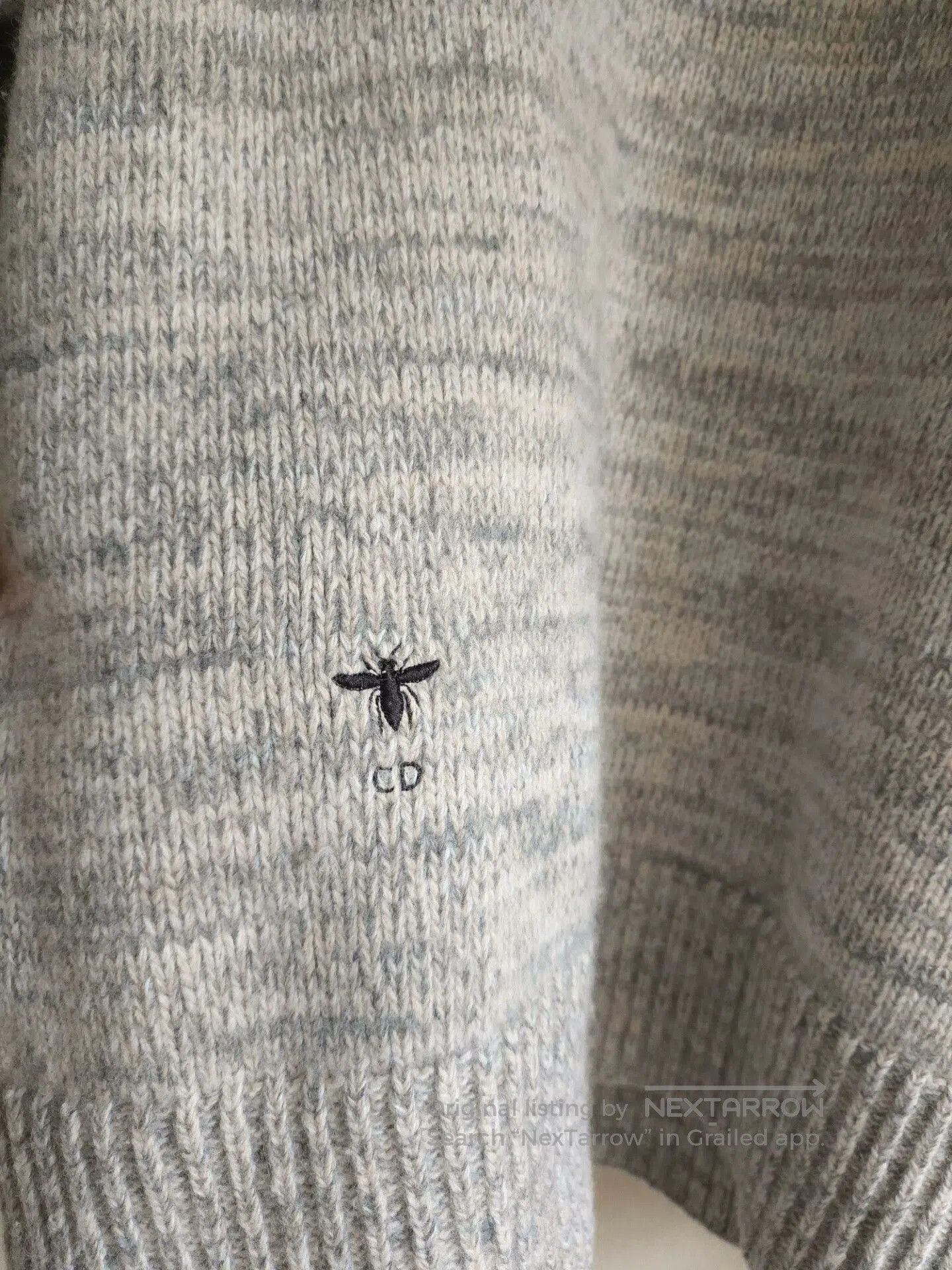 Dior dior gray loose-knit sweater for fall. Size US M / EU 48-50 / 2 - 5 Thumbnail
