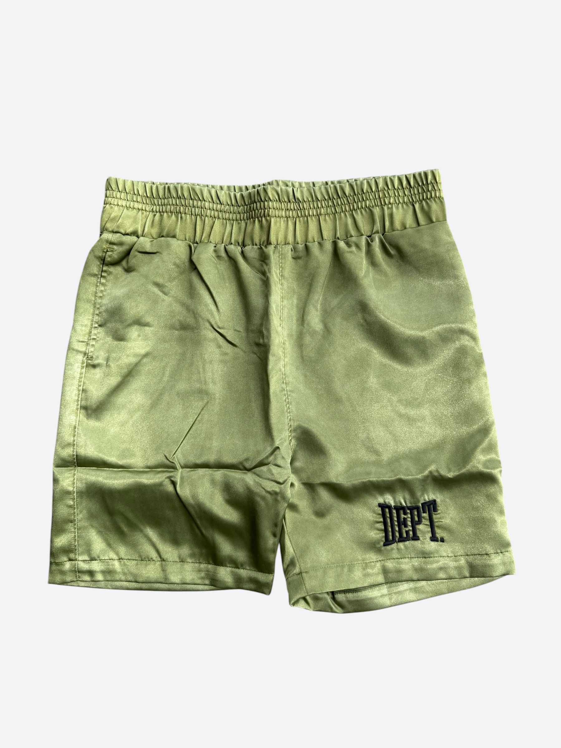 Gallery Dept. Gallery Dept Green & Black Jacky Boxing Logo Shorts Size US 38 / EU 54 - 1 Thumbnail
