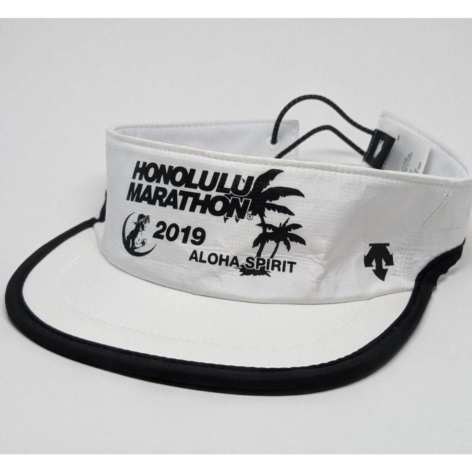 Descente Honolulu Marathon 2019 Descente Visor NWT Hawaii Aloha Size ONE SIZE - 1 Thumbnail