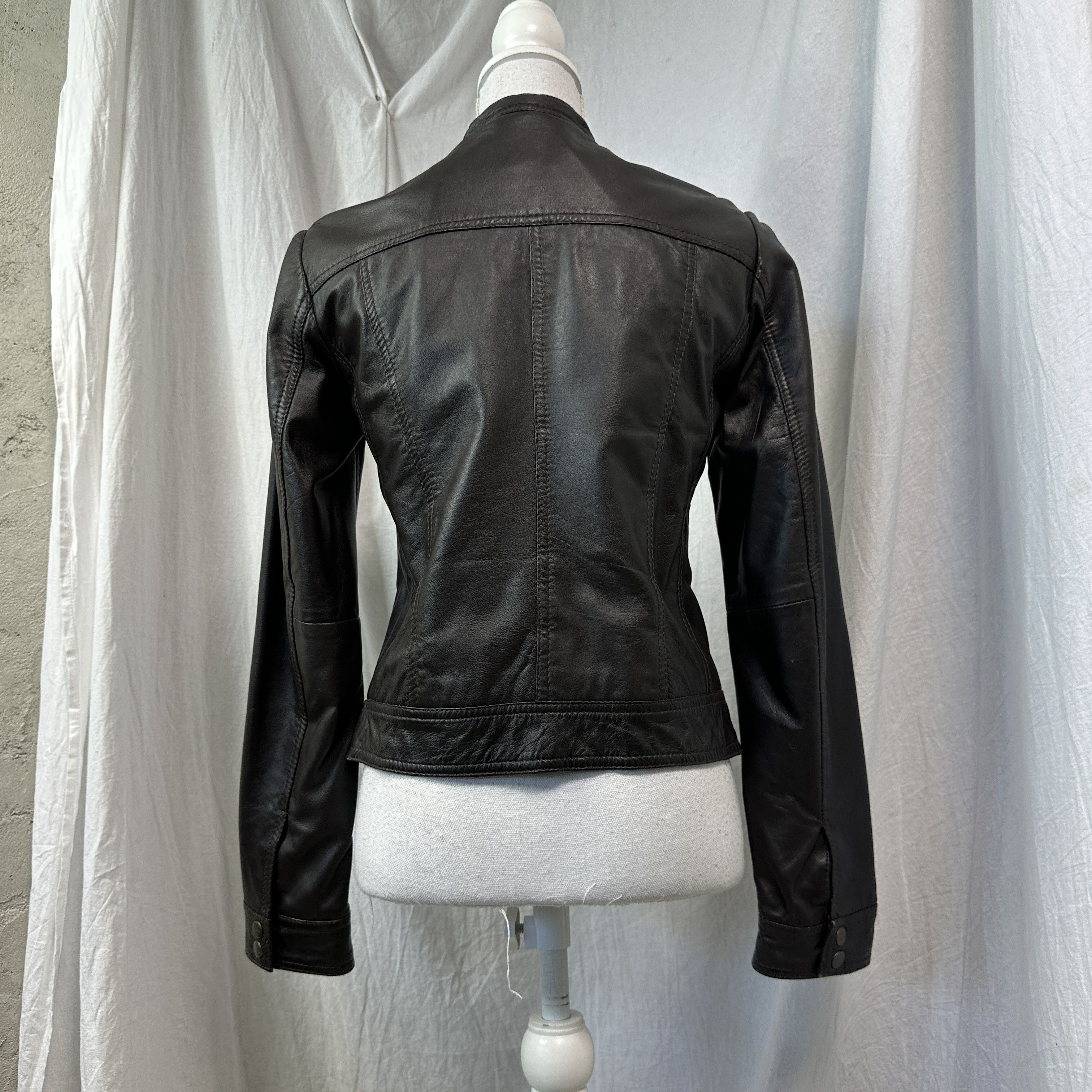 Vintage Vintage Leather Biker Moto Racing Chocolate Brown Jacket 00s Size US M / EU 48-50 / 2 - 5 Thumbnail