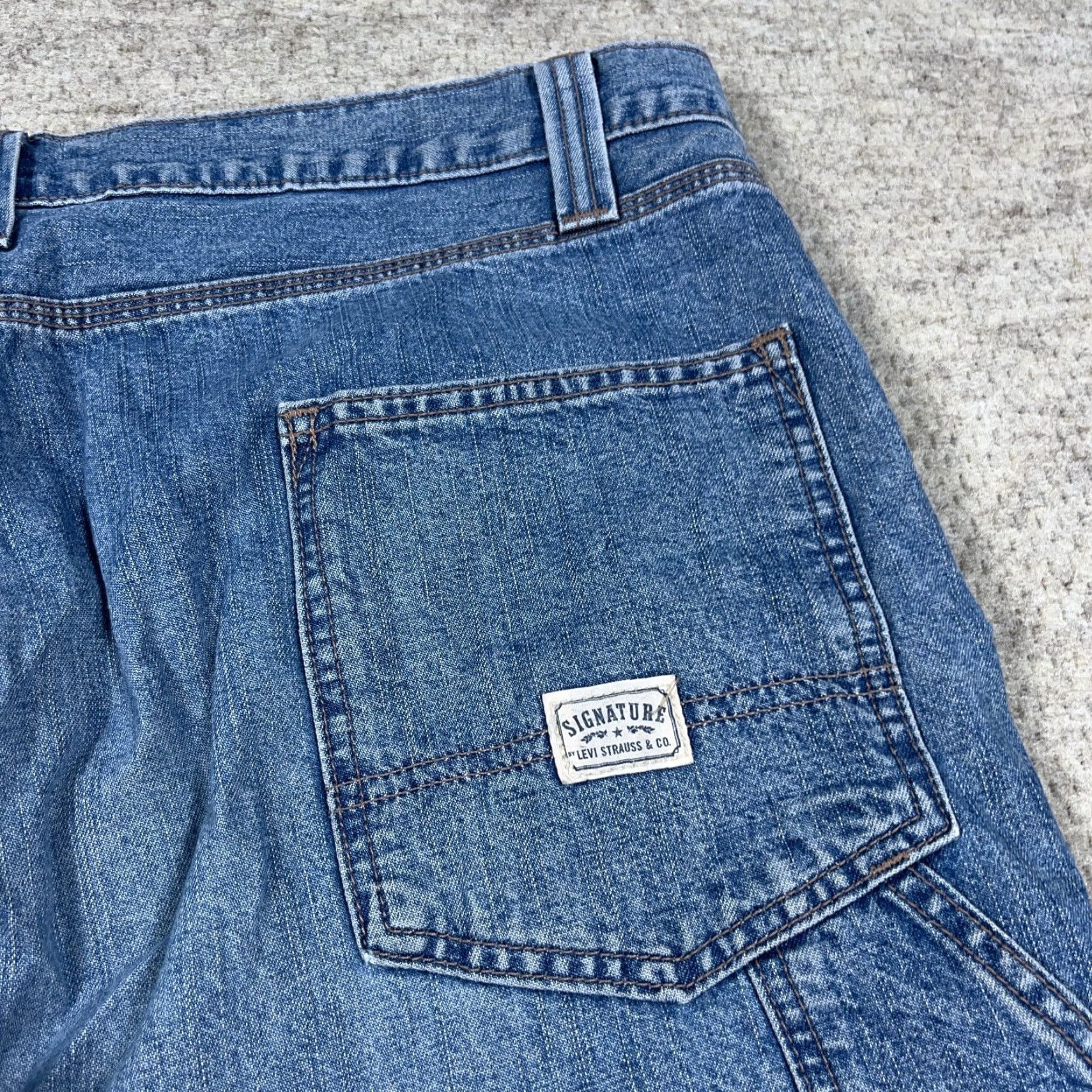 Levi's VINTAGE Levi's Jeans Men 38x30 Baggy Carpenter 5-Pocket Denim Blue Grunge Work Wear Size US 38 / EU 54 - 5 Thumbnail
