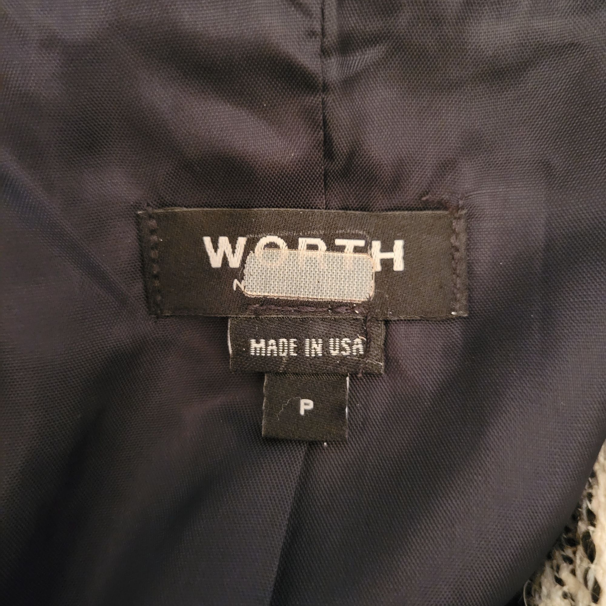 Vintage Worth New York P Striped Trench Coat Large Patch Pockets USA Size S / US 4 / IT 40 - 4 Thumbnail