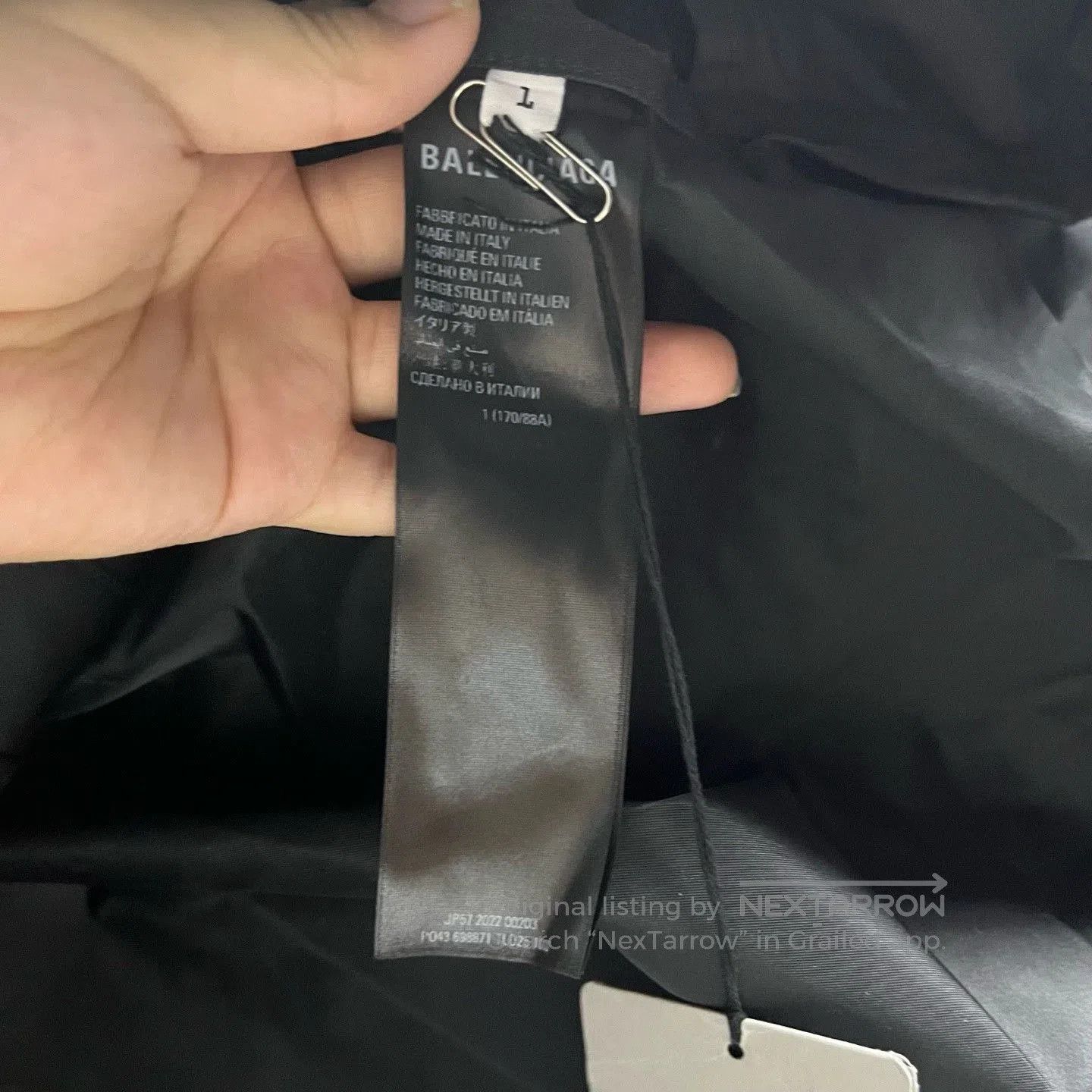 Balenciaga Balenciaga Logo Print Relaxed Zip Jacket. Size US M / EU 48-50 / 2 - 6 Thumbnail
