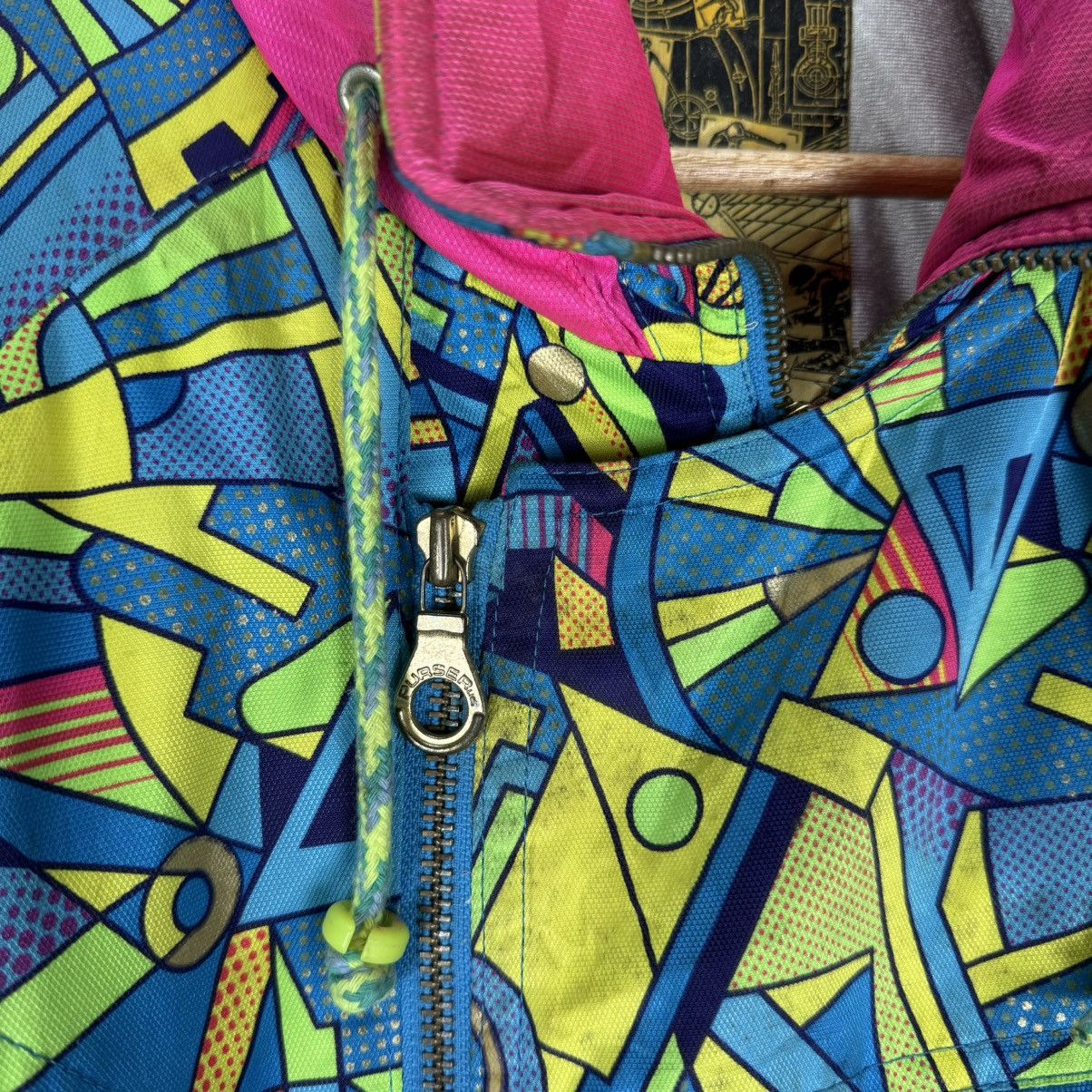 Japanese Brand × Pulse 🌟VINTAGE 90s PULSER LINE HOODIE ZIP SKI WEAR JACKET Size US L / EU 52-54 / 3 - 7 Thumbnail