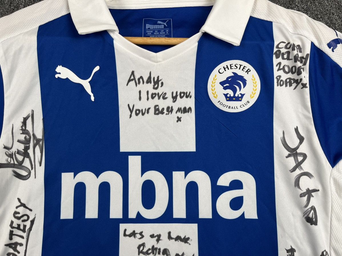 Puma PUMA CHESTER CITY FOOTBALL CLUB SOCCER JERSEY 16 RILEY Size US M / EU 48-50 / 2 - 5 Thumbnail