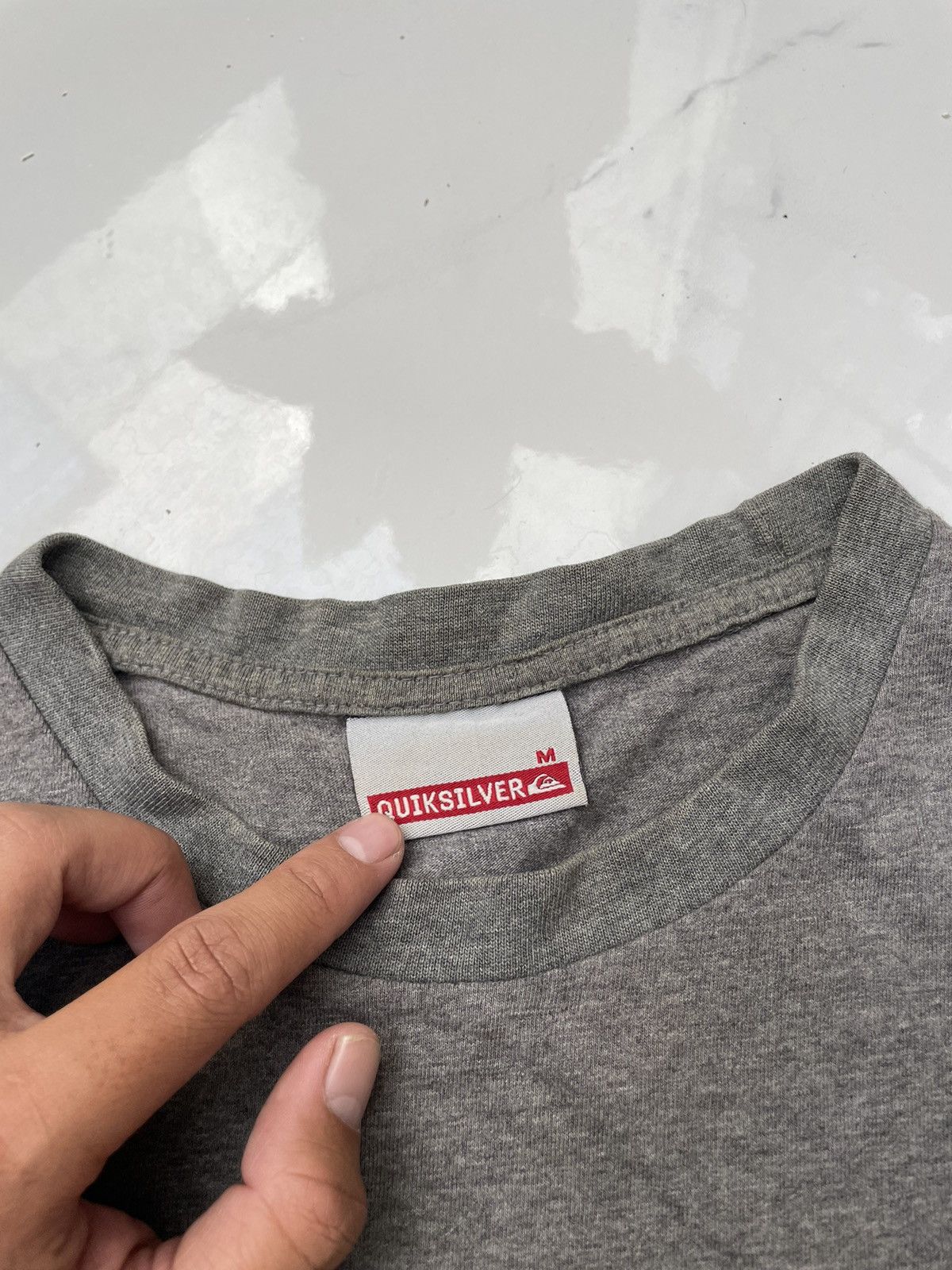 Quiksilver × Vintage Vintage Short sleeve Quicksilver Size US L / EU 52-54 / 3 - 7 Thumbnail