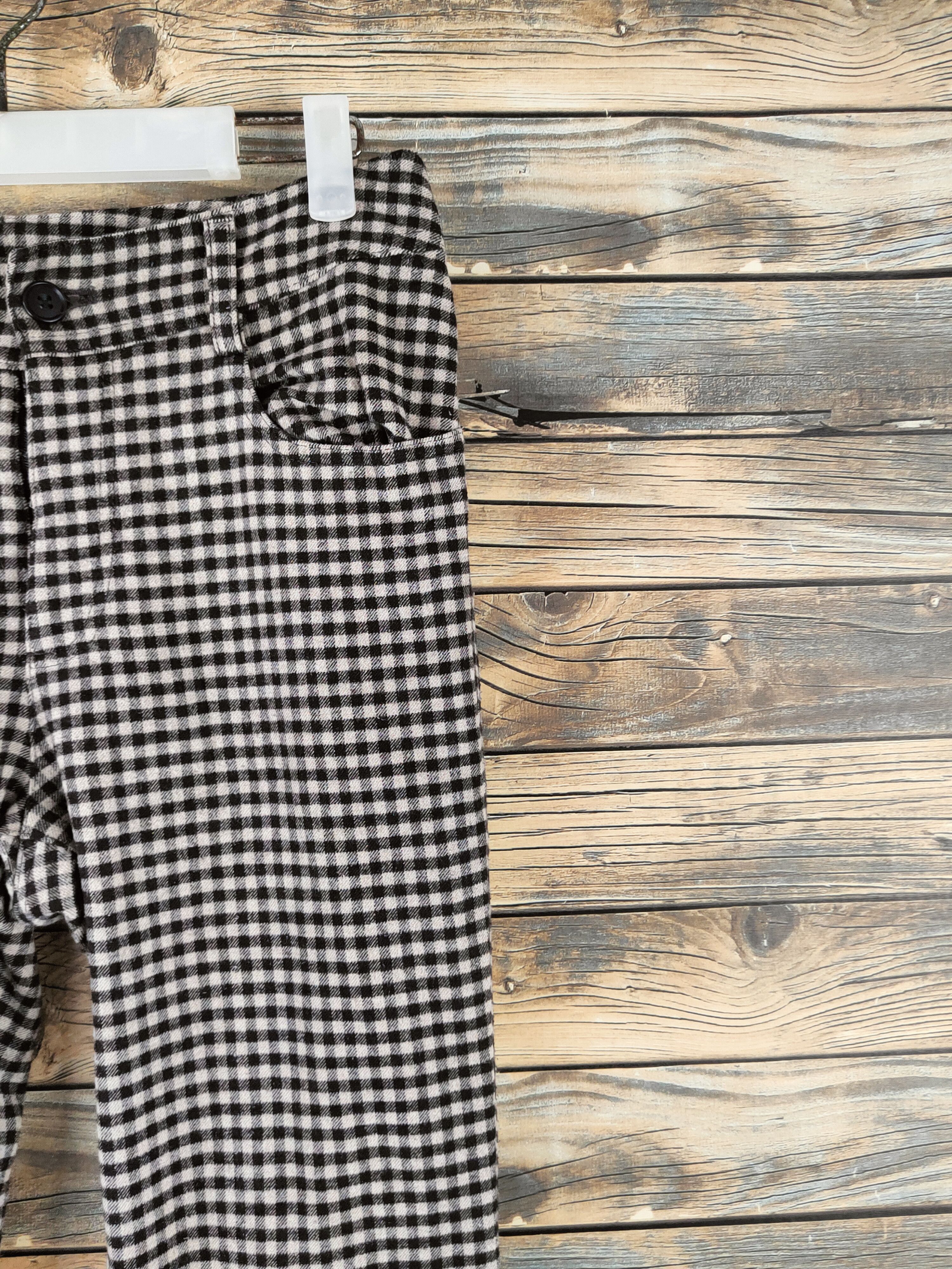 Japanese Brand Sun Rose checkered utility punk Casual Pants #S2922 Size 28" / US 6 / IT 42 - 5 Thumbnail