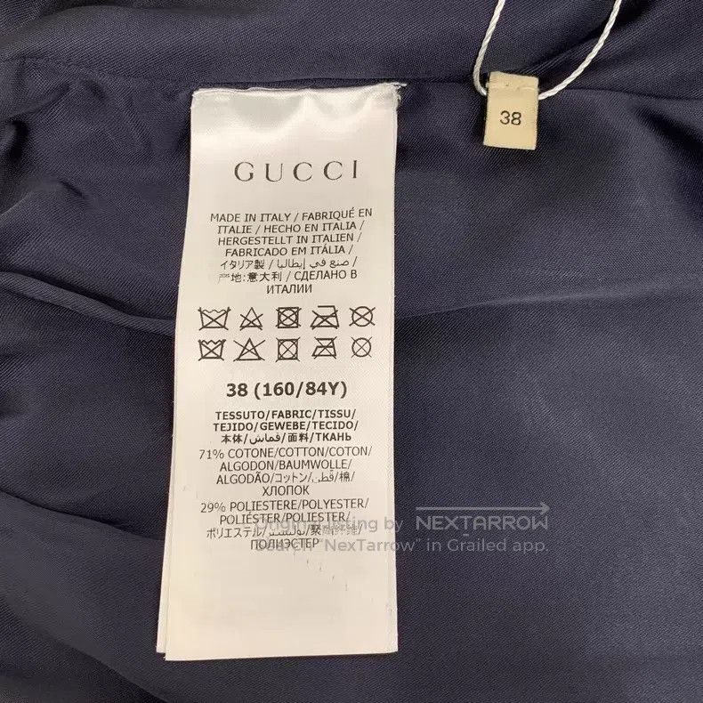 Gucci Gucci Colorful logo jacquad full print cotton lapel single Size XS / US 0-2 / IT 36-38 - 7 Thumbnail