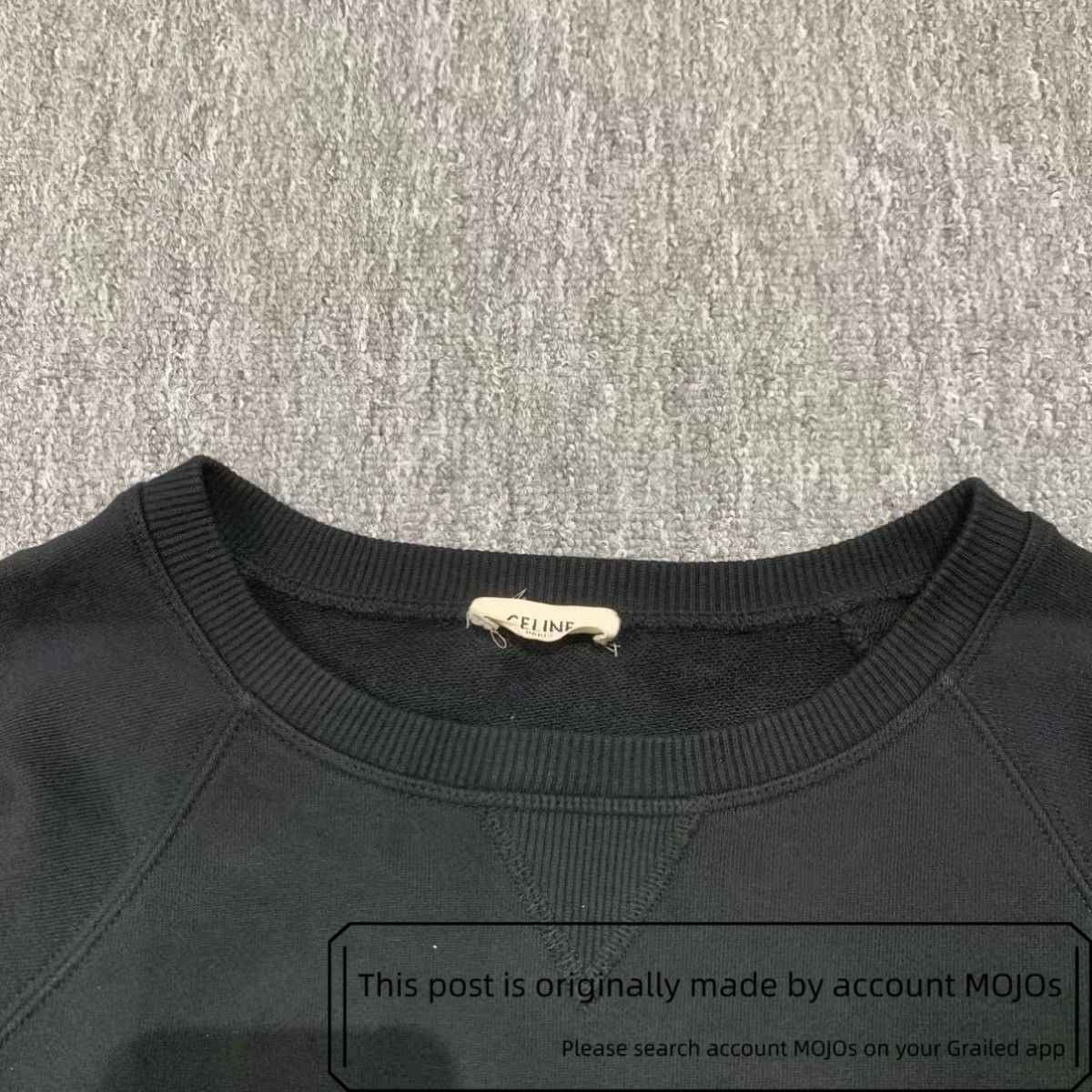 Celine Sz M Celine Golden Logo Stitch Crewneck Sweatshirt mojos2128 Size US M / EU 48-50 / 2 - 6 Thumbnail