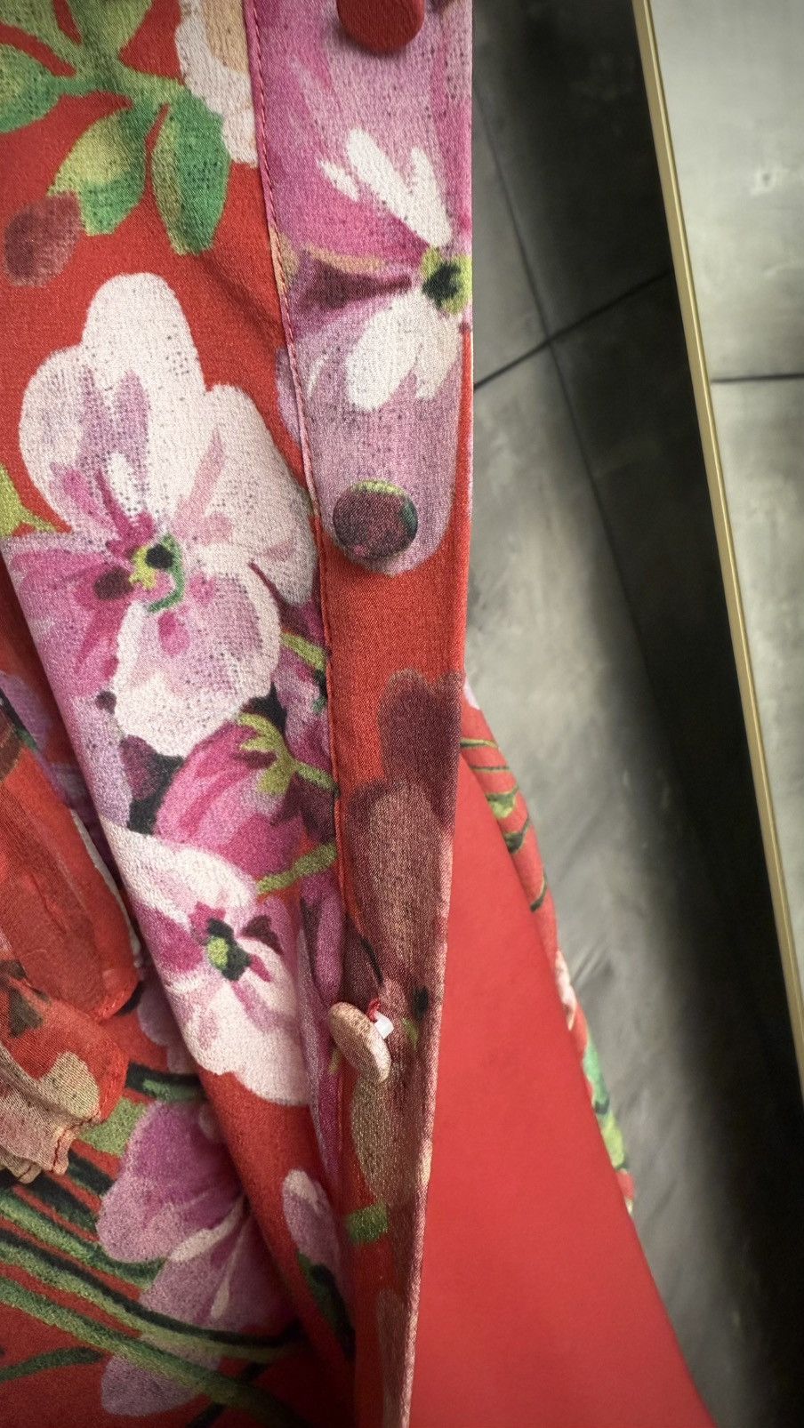 Gucci Floral silk dress L Size L / US 10 / IT 46 - 8 Thumbnail