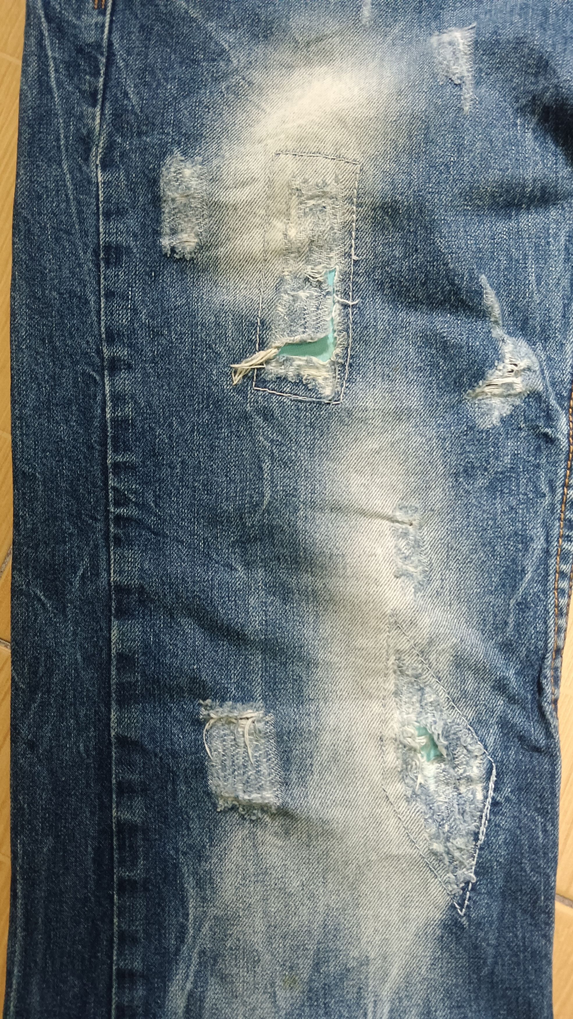 Takeshy Kurosawa Takeshy Kurosawa The Art Denim Size US 35 - 14 Thumbnail