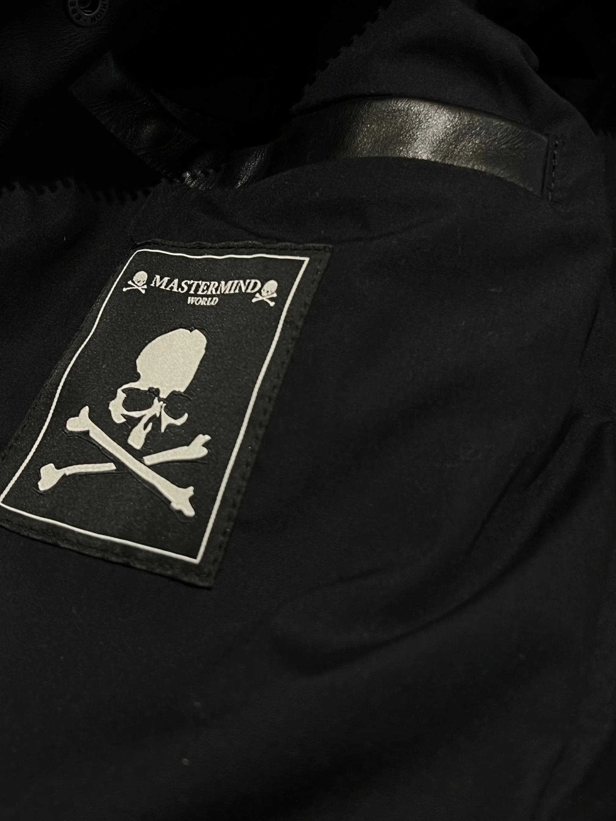 Mastermind Japan × Vanson Leathers Mastermind Japan × Vanson Leather Lambskin Biker Jacket Size US M / EU 48-50 / 2 - 9 Thumbnail