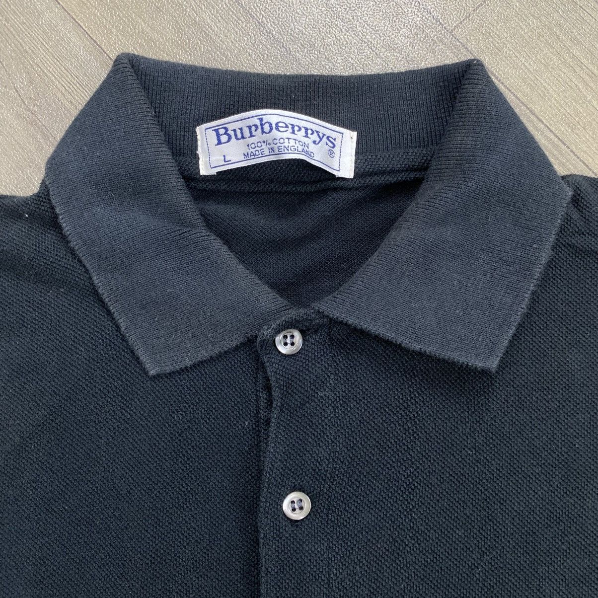 Burberry 🏴󠁧󠁢󠁥󠁮󠁧󠁿1990s Vintage Burberrys Embroidery Iconic Logo Polo Shirt Size US L / EU 52-54 / 3 - 5 Thumbnail