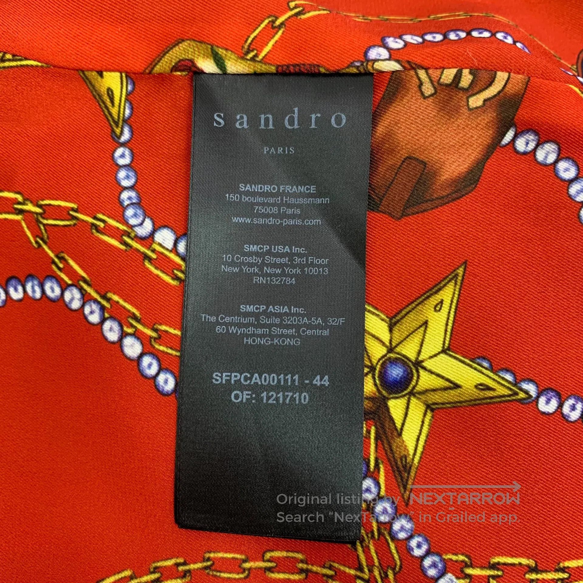 Sandro SANDRO Navy Blue Multi-Pocket Crew Neck Long Sleeve Cardig Size US S / EU 44-46 / 1 - 8 Thumbnail