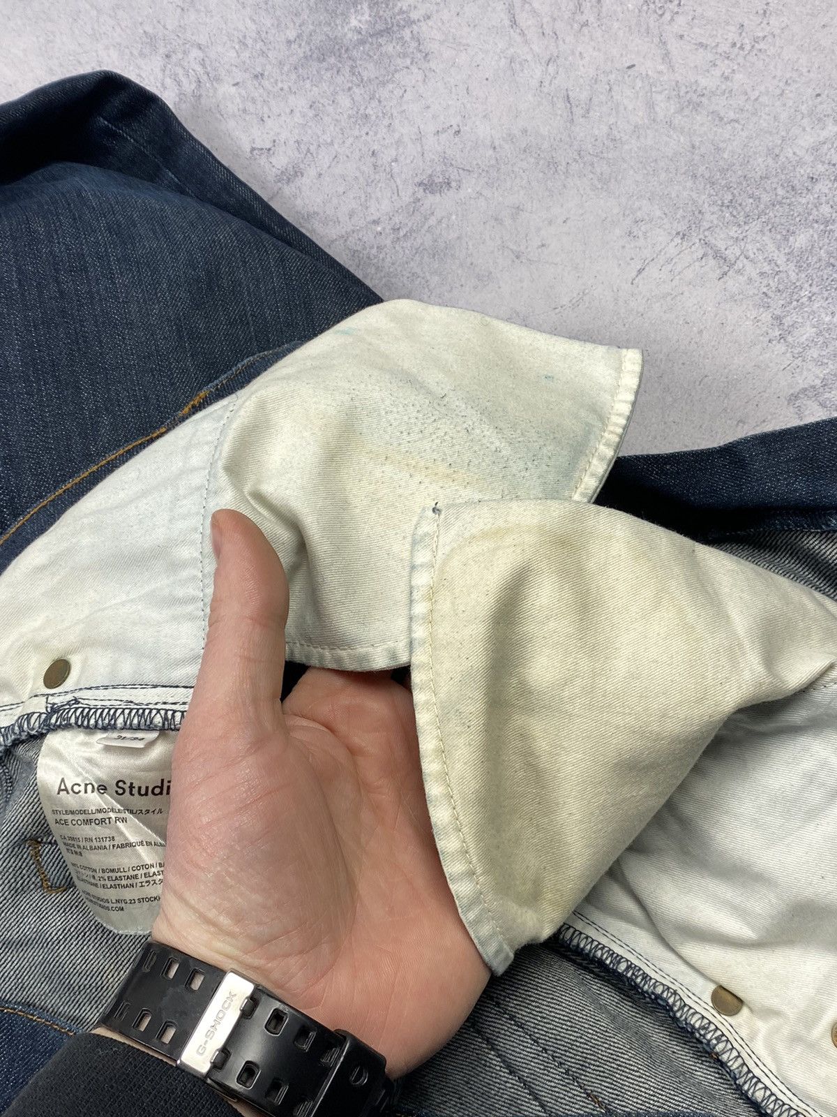 Acne Studios × Designer Acne Studios Ace Comfort Rw Designer Luxury Jeans Pants Size US 31 - 17 Thumbnail