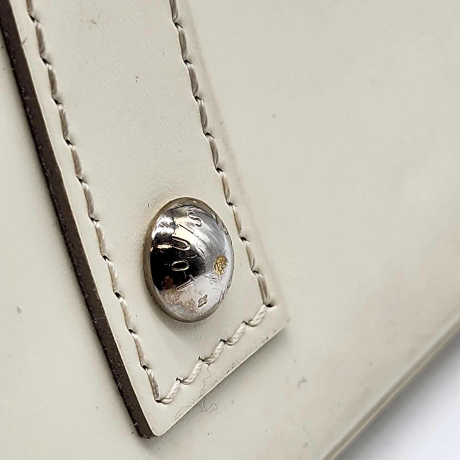 Louis Vuitton Alma BB Epi Leather Top Handle Bag Handbag Ivory Off-White Size ONE SIZE - 9 Thumbnail