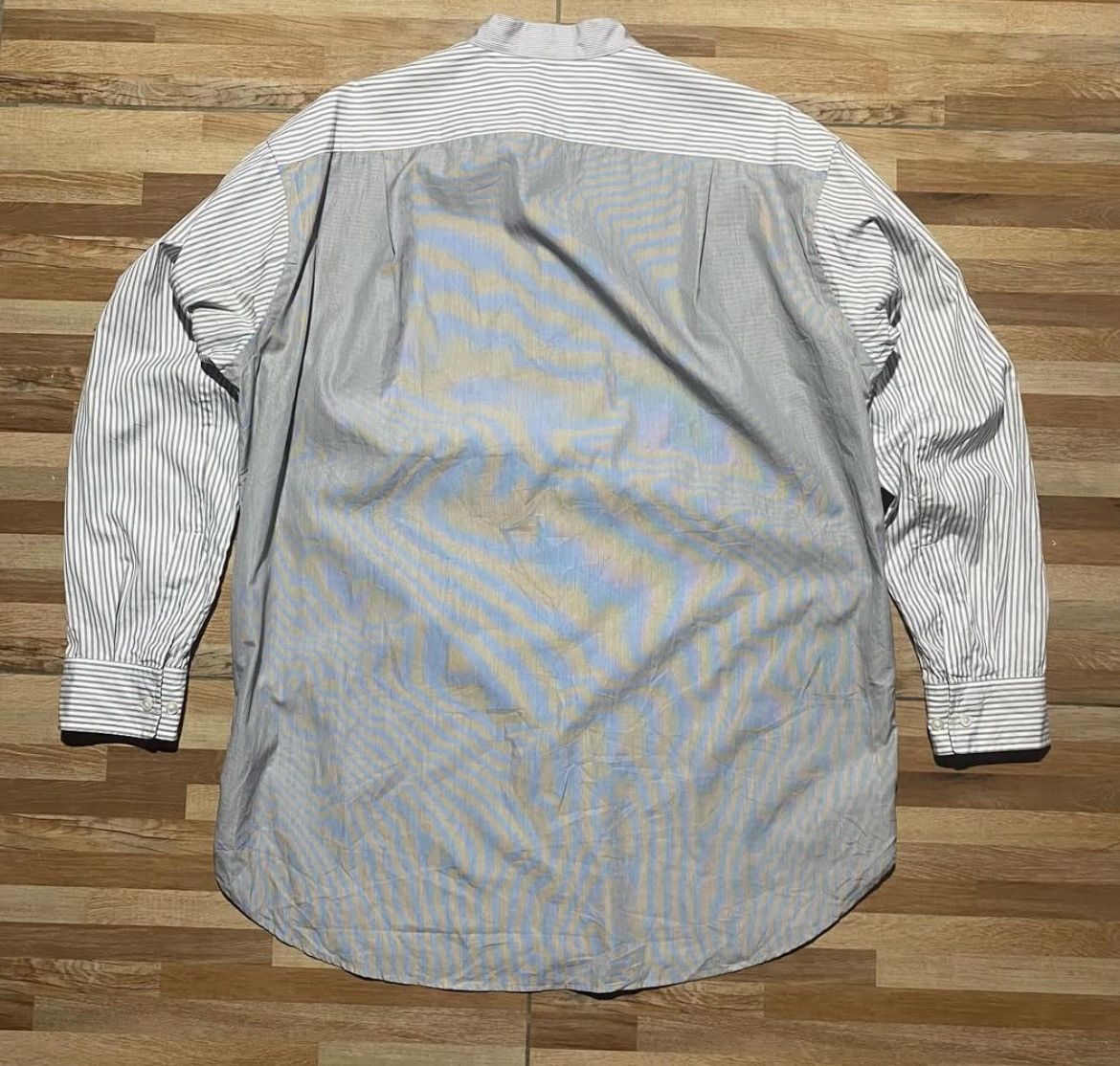Jil Sander 2000s + Jil Sander Shanghai Hybrid Ls Button Shirt Size US M / EU 48-50 / 2 - 2 Thumbnail
