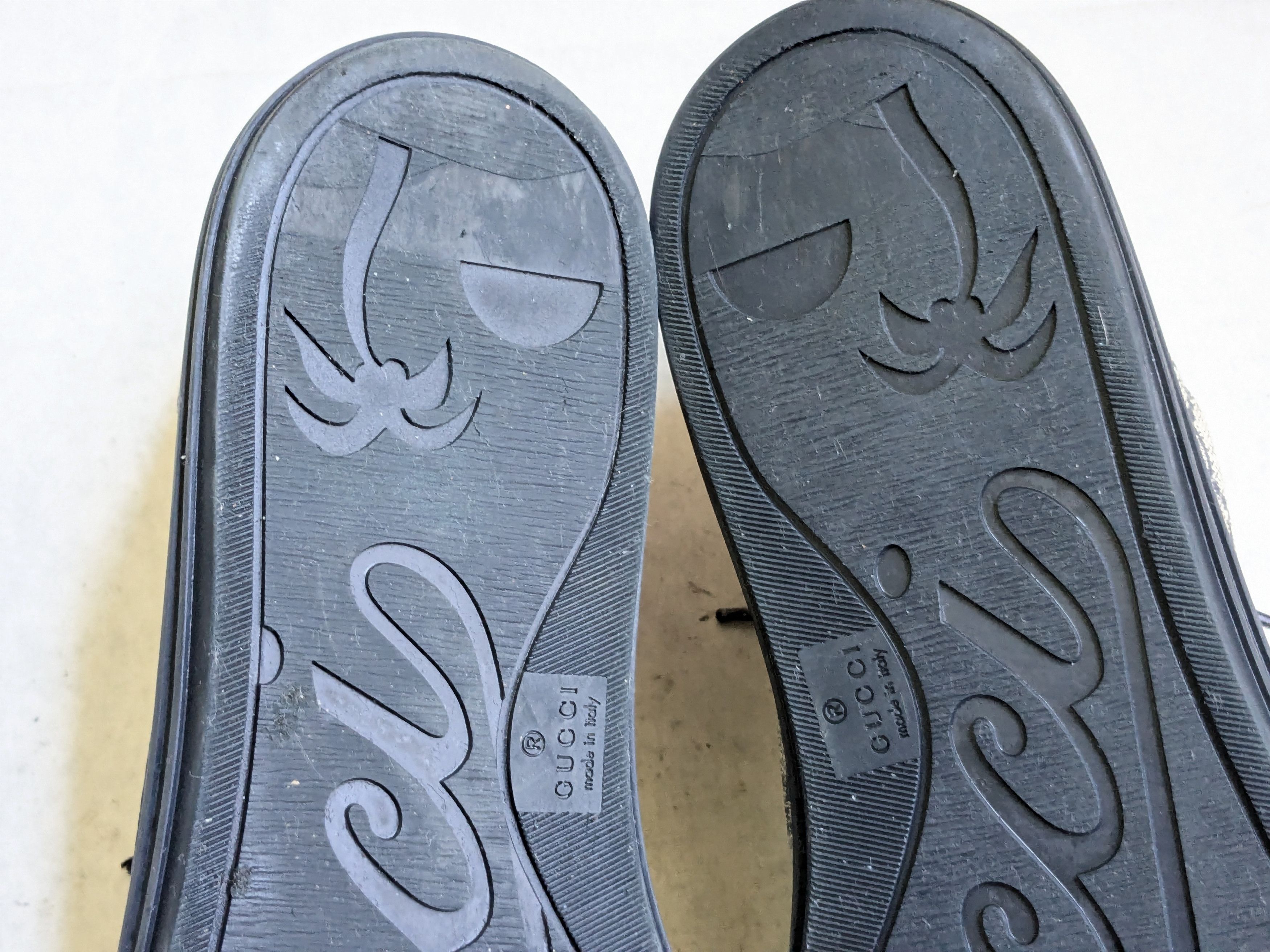 Gucci Gucci Monogram Sneakers Navy Blue 9.5 High Tops Size US 9.5 / EU 42-43 - 19 Thumbnail