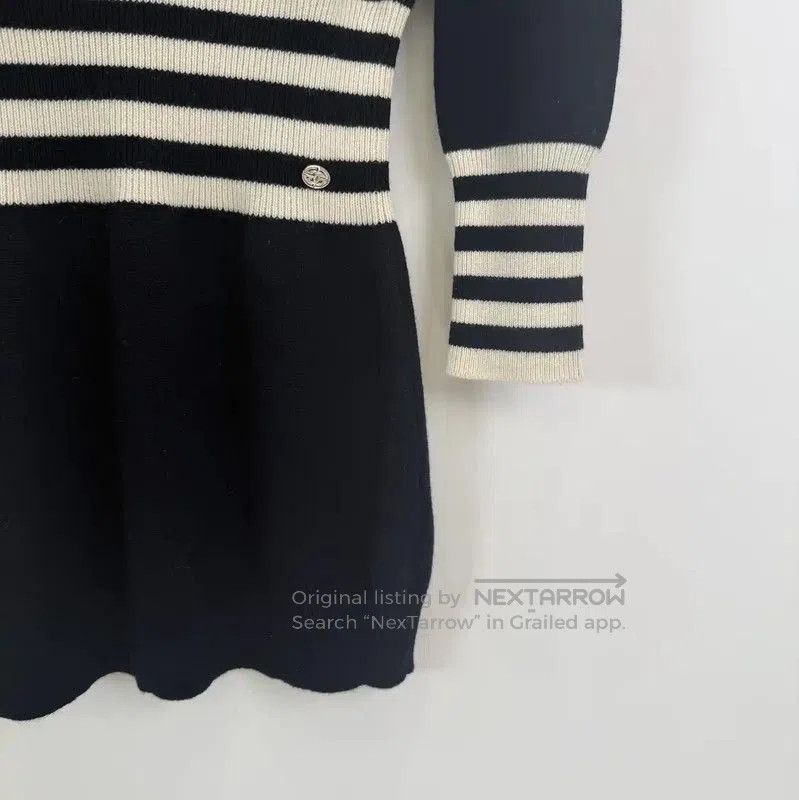 Chanel Chanel Blue Cashmere Long Sleeve Dress . Size XS / US 0-2 / IT 36-38 - 4 Thumbnail