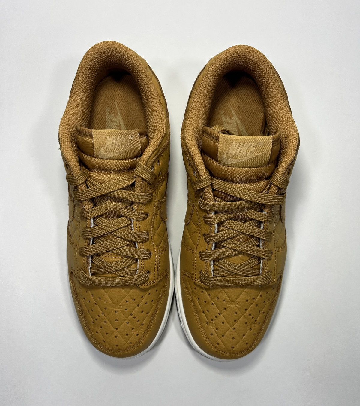 Nike Nike Dunk Low ‘Quilted Wheat’ (DX3374 700) Shoes Size: 7 W Size US 7 / IT 37 - 4 Thumbnail