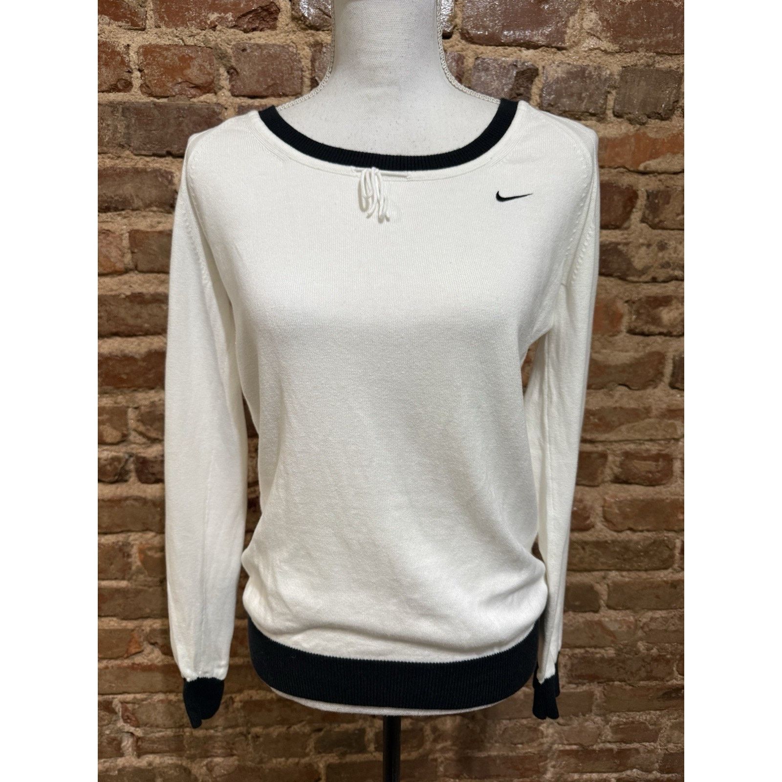 Nike Vintage Nike Women’s Ringer Lightweight Sweater Hong Kong M Size M / US 6-8 / IT 42-44 - 3 Thumbnail