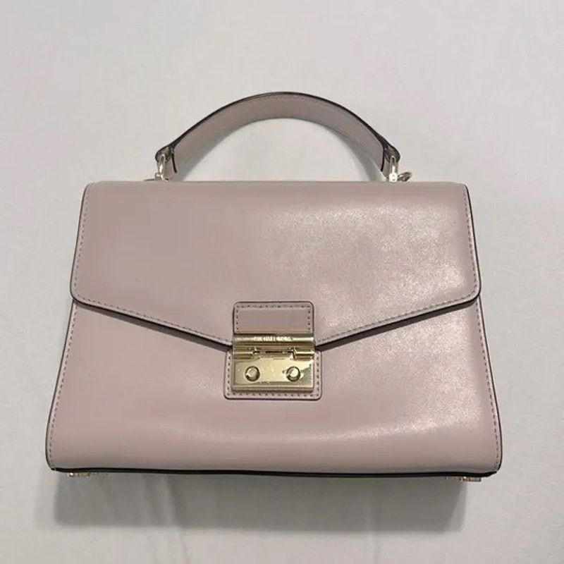Michael Kors Michael Kors Pale Pink Leather Crossbody Bag Size ONE SIZE - 1 Preview