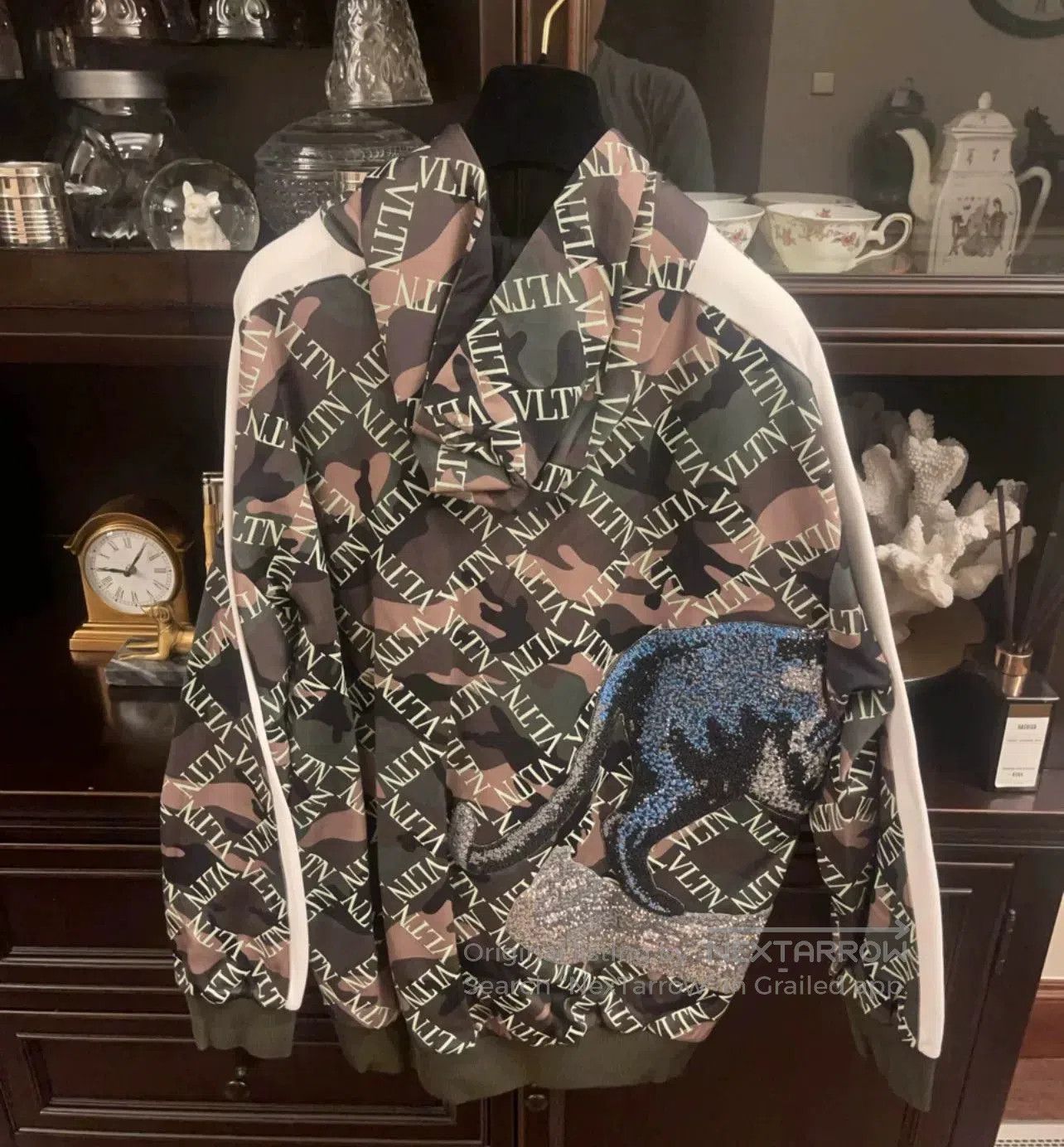 Valentino Valentino Camo Hooded Sweatshirt. Size US XL / EU 56 / 4 - 2 Thumbnail