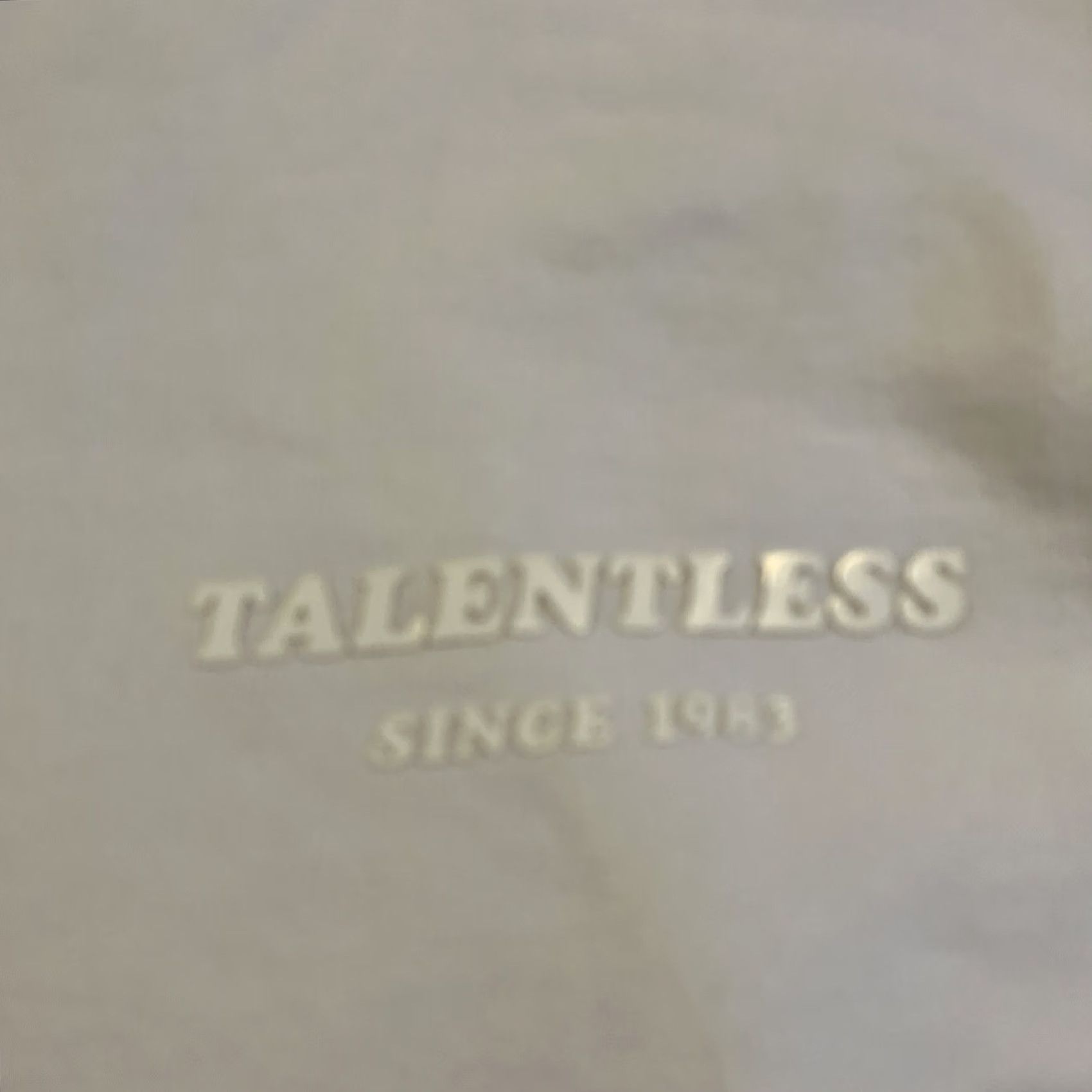 Talentless Talentless Ivory Pullover Hoodie Mens Medium Double Knit Fabric Fleece Knit Hoodie Mens Size M Ivory Pullover Hoodie Size US M / EU 48-50 / 2 - 2 Thumbnail