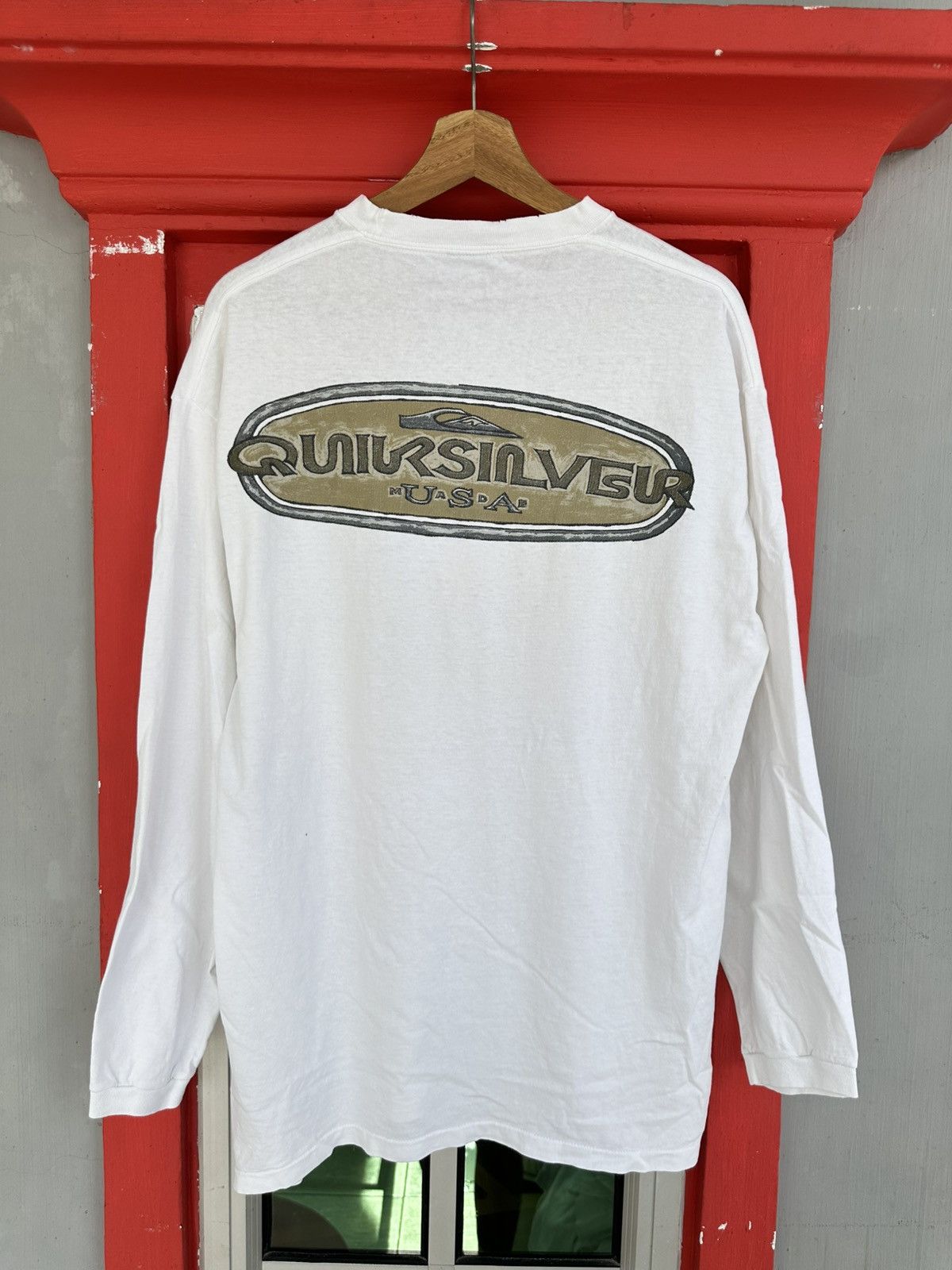 Quiksilver Vintage 90s Quiksilver U.S.A Ls Tee Size US L / EU 52-54 / 3 - 1 Thumbnail