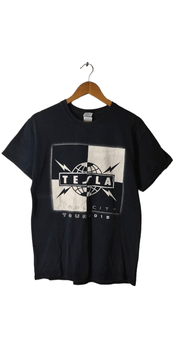 Band Tees BAND TESLA GLAM ROCK SIMPLICITY TOUR 2015 TEE Size US M / EU 48-50 / 2 - 1 Thumbnail