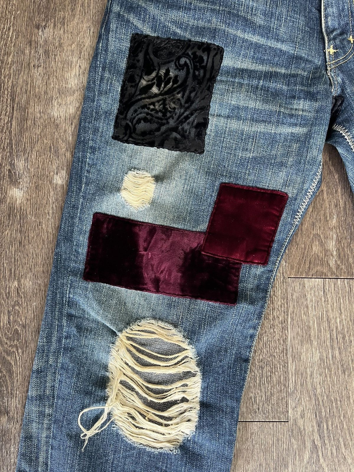 Number (N)ine Number Nine AW03 Touch Me I'm Sick Runway Denim Size US 30 / EU 46 - 9 Thumbnail