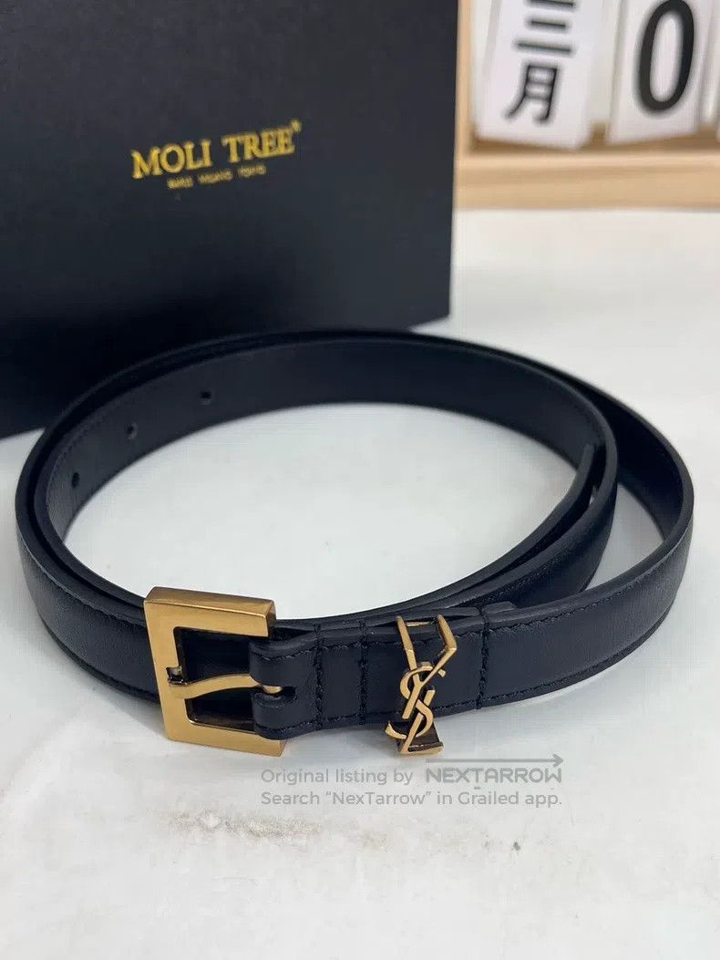Saint Laurent Paris Saint Laurent Paris Belt i Size ONE SIZE - 3 Thumbnail