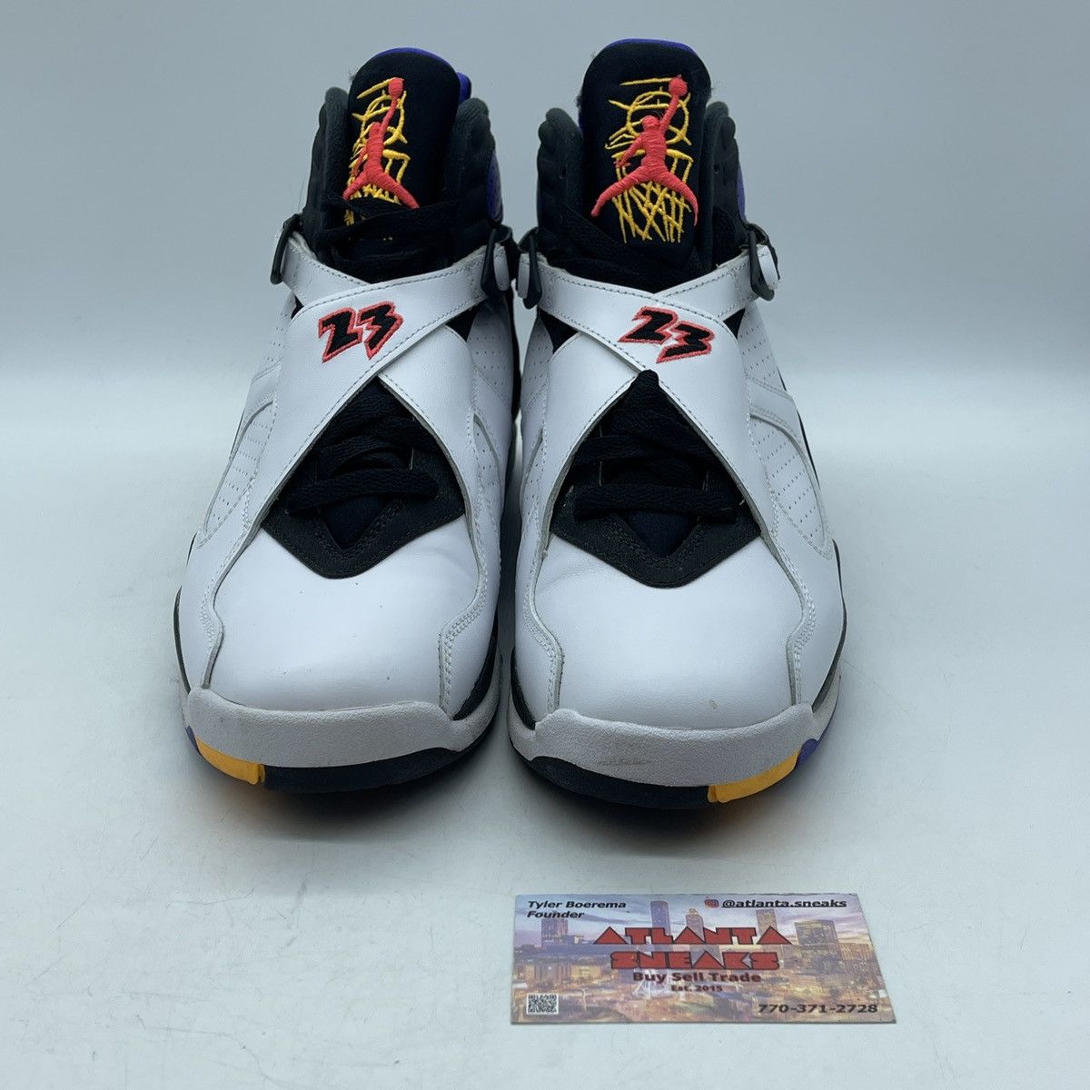 Jordan Brand Air Jordan 8 three peat Size US 8.5 / EU 41-42 - 2 Thumbnail
