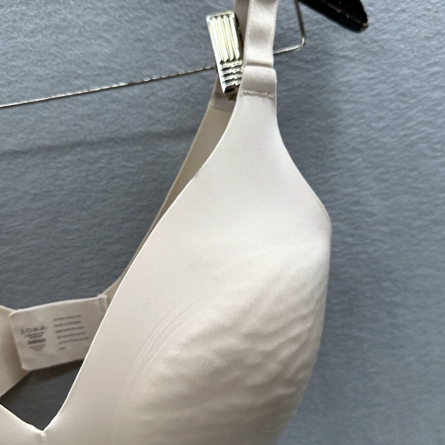 Vintage Soma Vanishing 360 Wireless T-Shirt Bra Women’s 34DDD Beige Seamless Adjustable Underwire No Nipple Cover Size ONE SIZE - 6 Thumbnail