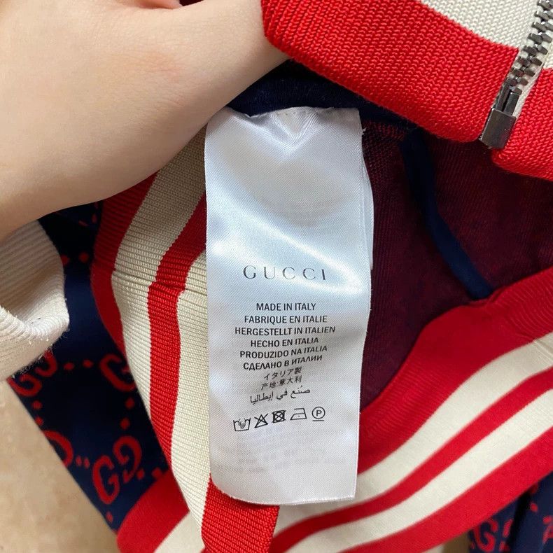 Gucci Gucci Red and blue double G full-print striped school unifo Size US S / EU 44-46 / 1 - 4 Thumbnail