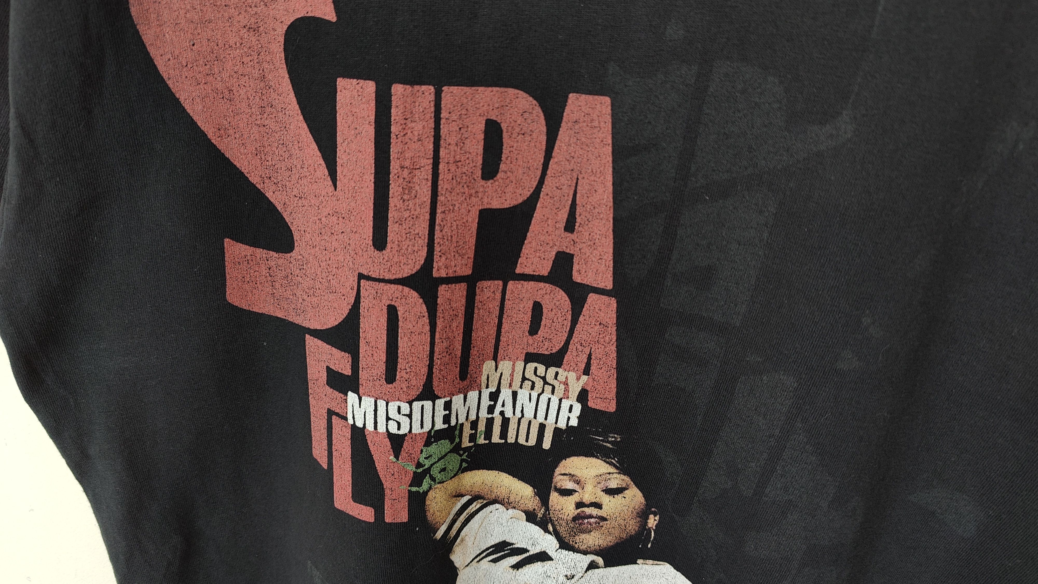 Band Tees Missy Elliott Supa Dupa Fly Vintage Rap Tshirt Size US L / EU 52-54 / 3 - 6 Thumbnail