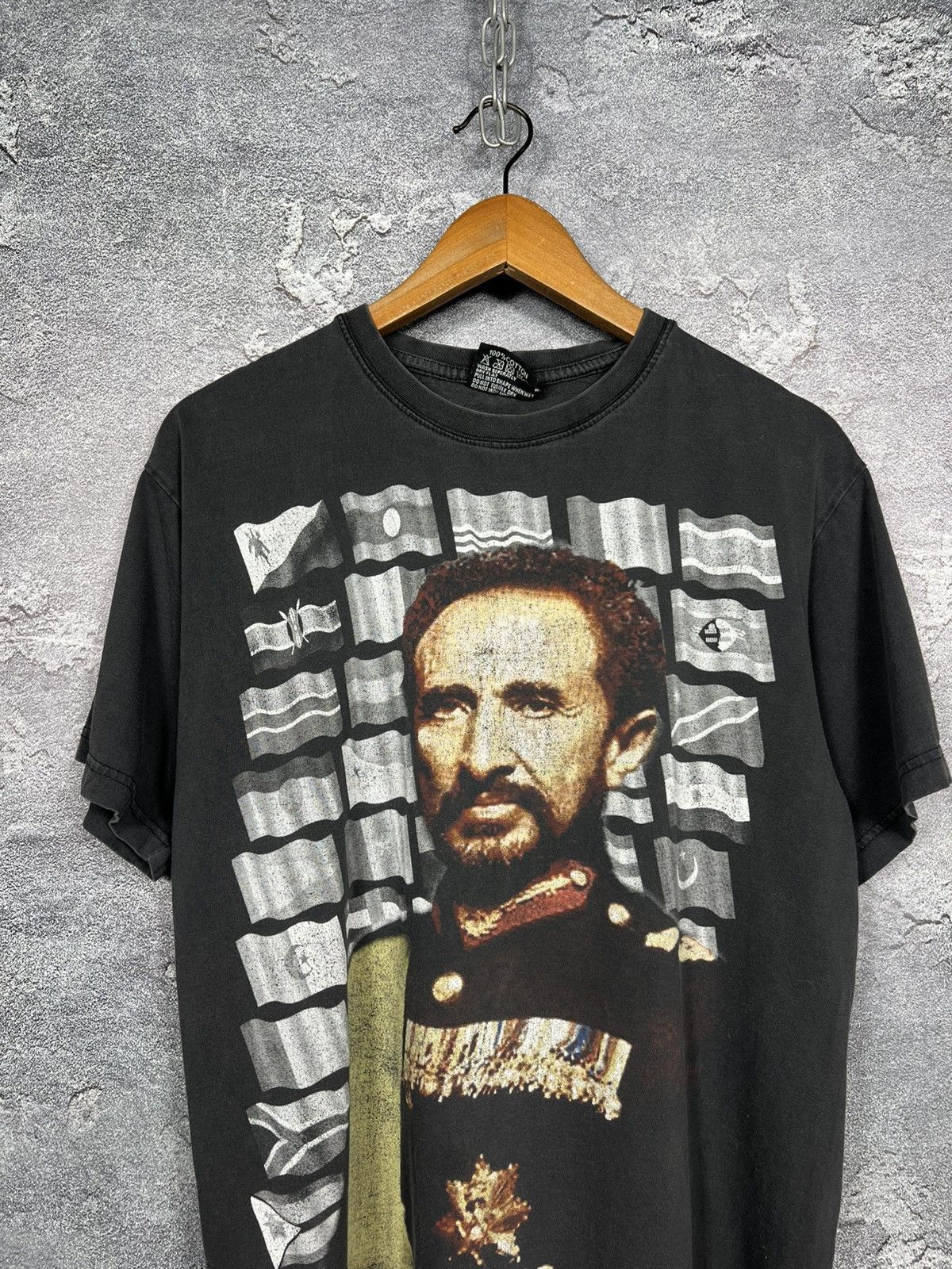 Other Vintage Haile Selassie King Rasta Jah T-shirt Size L Size US L / EU 52-54 / 3 - 2 Thumbnail
