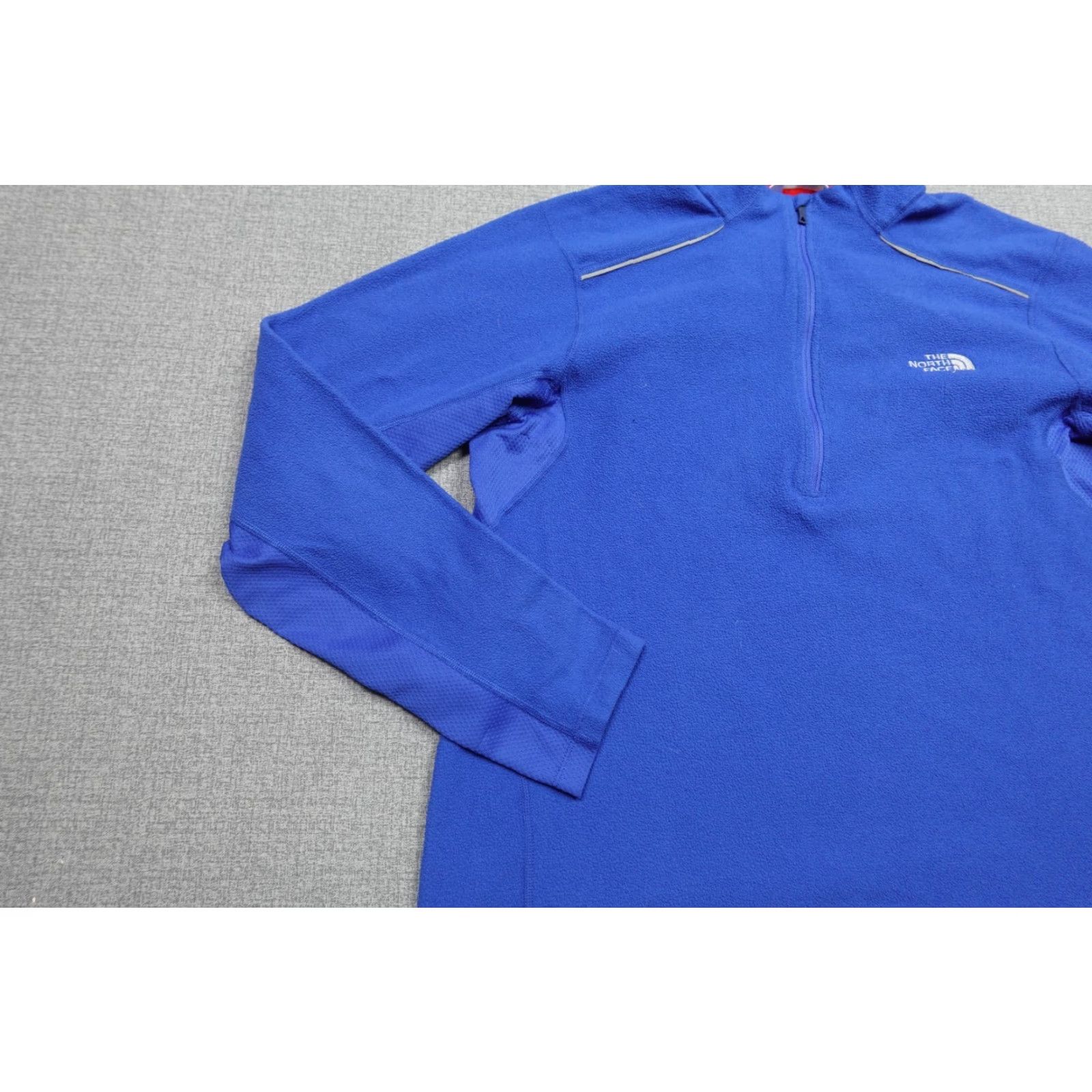 The North Face The North Face Mens Large Blue Quater Zip Sweater Lightweight Fleece Zipper Pullover Outdoor 90s? Size US L / EU 52-54 / 3 - 3 Thumbnail