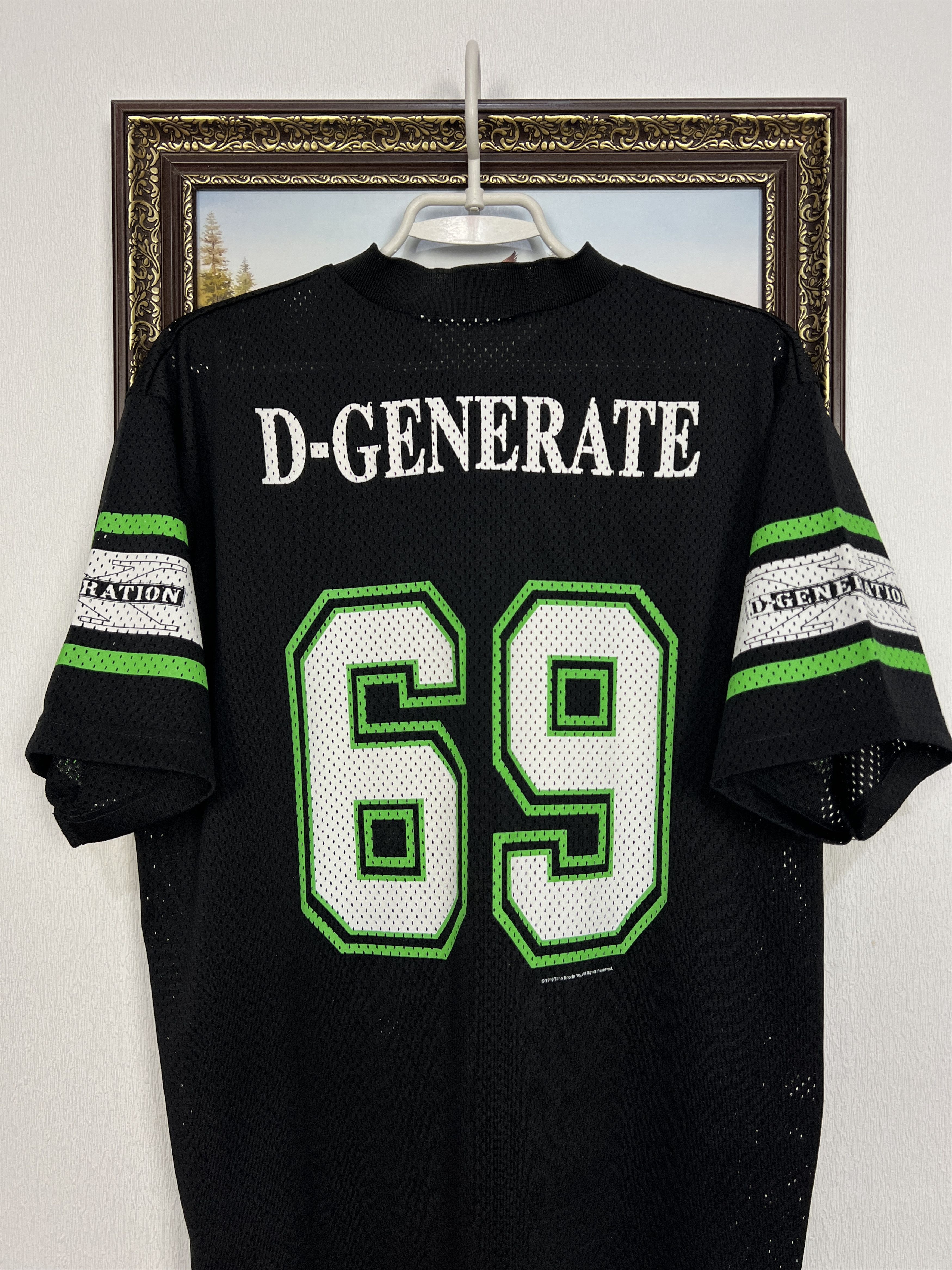 Vintage 1999 WWF WWE DX D Generation Jersey Shirt Attitude Tee Rare Size US L / EU 52-54 / 3 - 9 Thumbnail