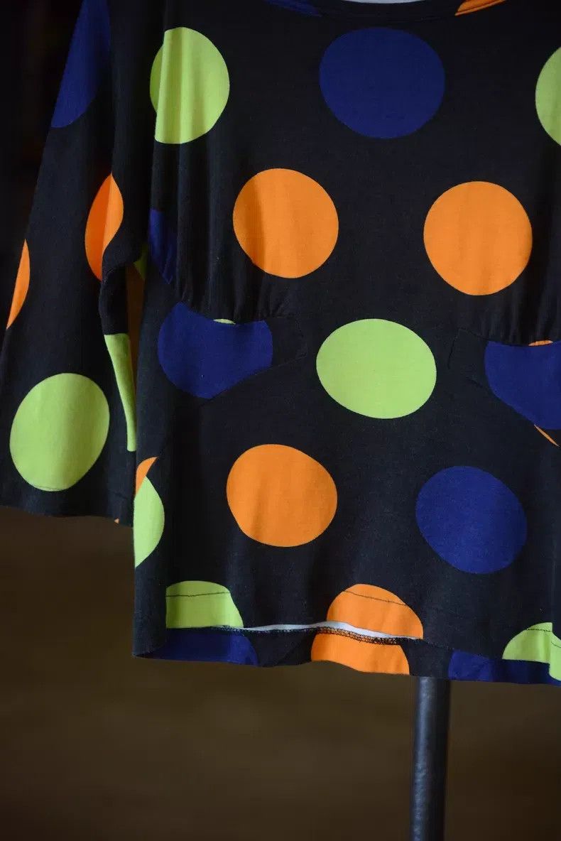 Comme des Garcons Comme Des Garcons size F Neon Polka Dot Sleeveless Top Size XS / US 0-2 / IT 36-38 - 4 Thumbnail
