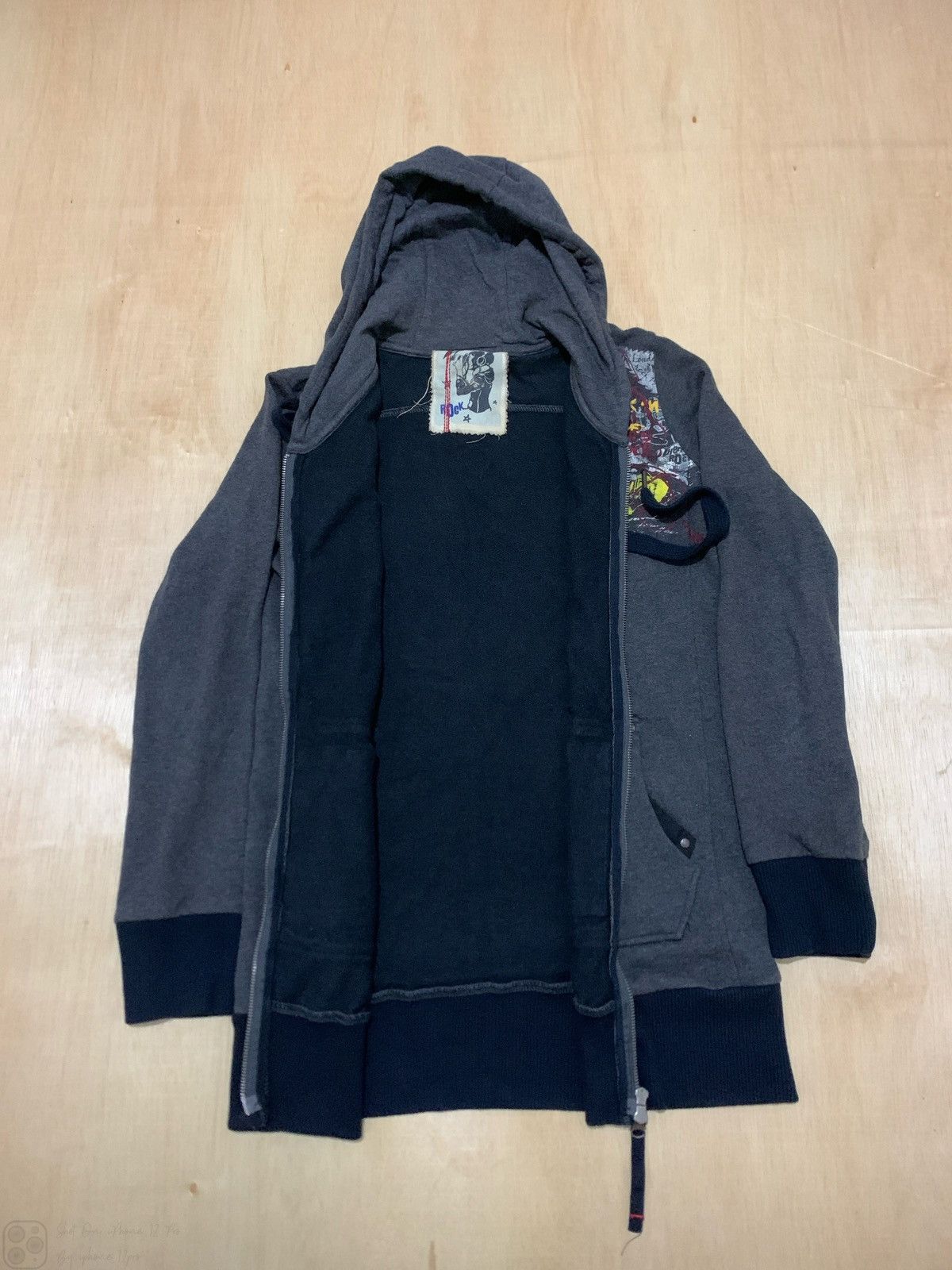 Hysteric Glamour × If Six Was Nine × Japanese Brand Theres Rock Zip Hoodie ifsixwasnine Punk style Size US L / EU 52-54 / 3 - 5 Thumbnail