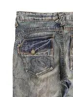 Japanese Brand Vintage Y2k Rush Hour Baggy Denim Wide Leg Undercover Style Size US 35 - 15 Thumbnail