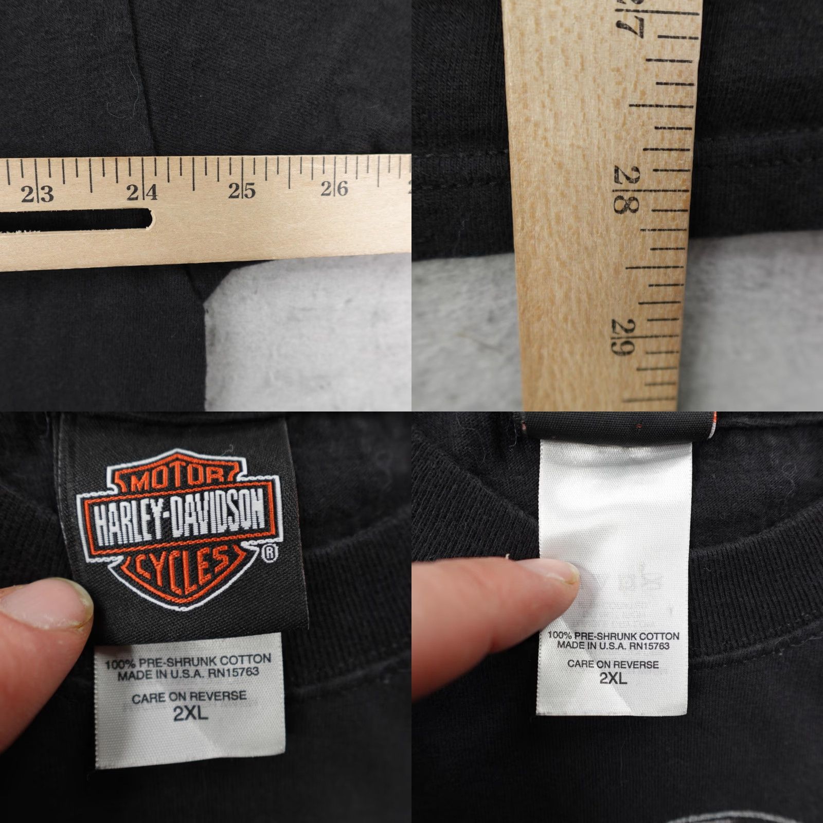 Harley Davidson Harley-Davidson Shirt Mens 2XL Black Motorcycle Morgan Hill House Of Thunder '07 T-Shirt Crew Neck Short Sleeve Graphic Print Logo Vintage: No Size US XXL / EU 58 / 5 - 8 Thumbnail