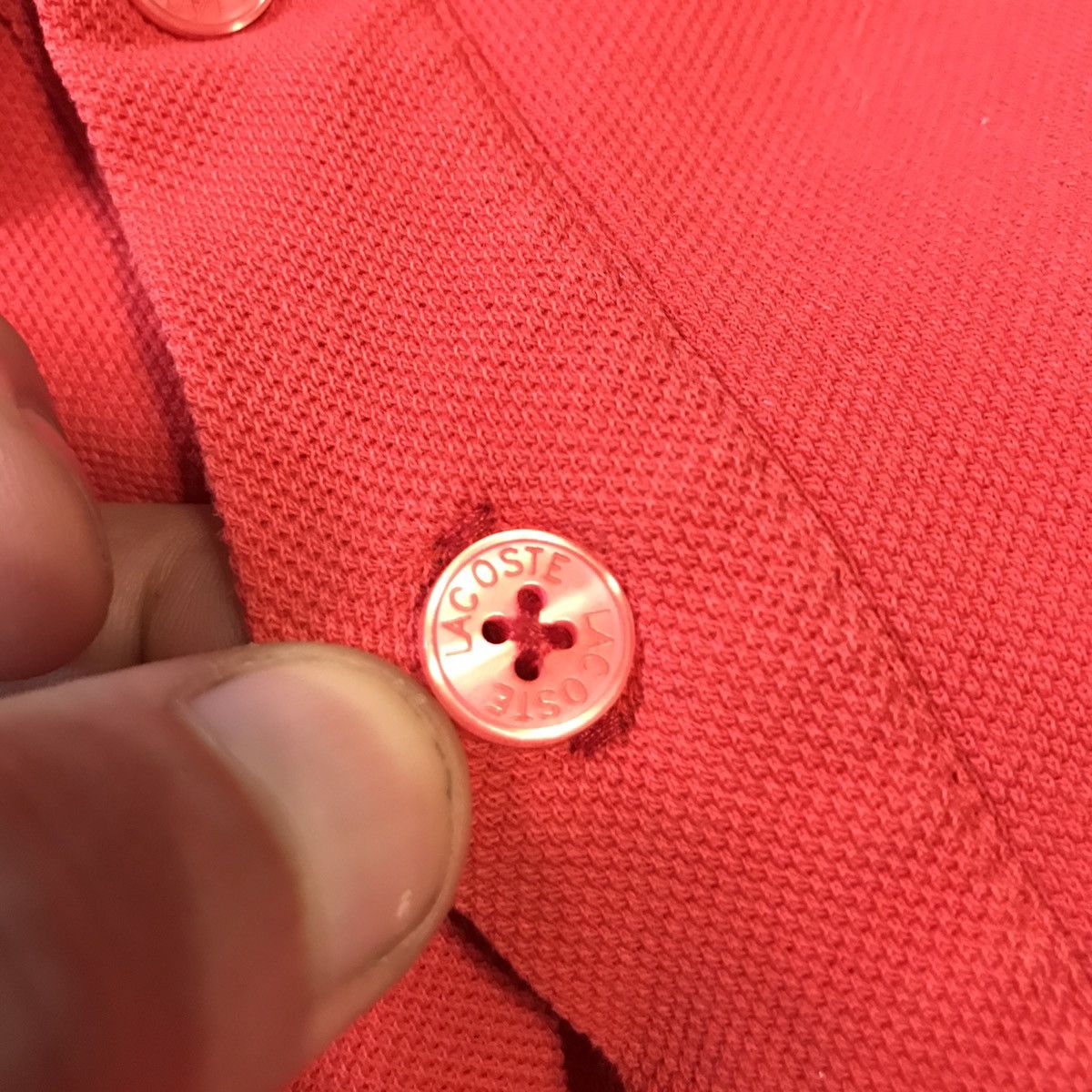 Lacoste Lacoste monogram polo shirt size M/S rare Red Size US M / EU 48-50 / 2 - 5 Thumbnail