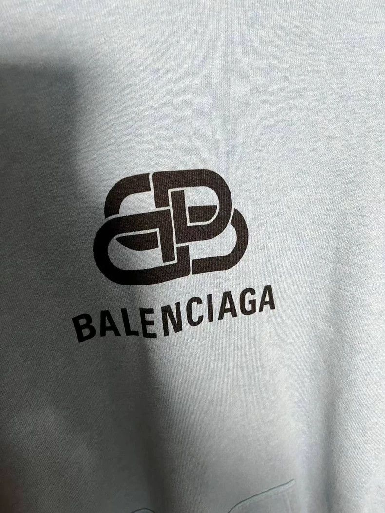 Balenciaga Balenciaga Smog Blue Lock Logo Hoodie Size US L / EU 52-54 / 3 - 2 Thumbnail