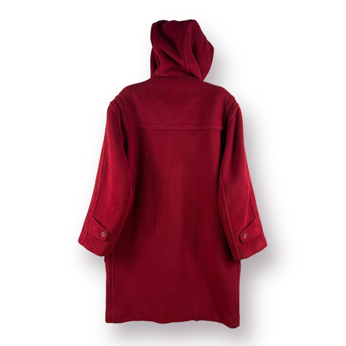 New England Outerwear 🔥 Red Herringbone Montgomery Duffle coat Size US L / EU 52-54 / 3 - 10 Thumbnail