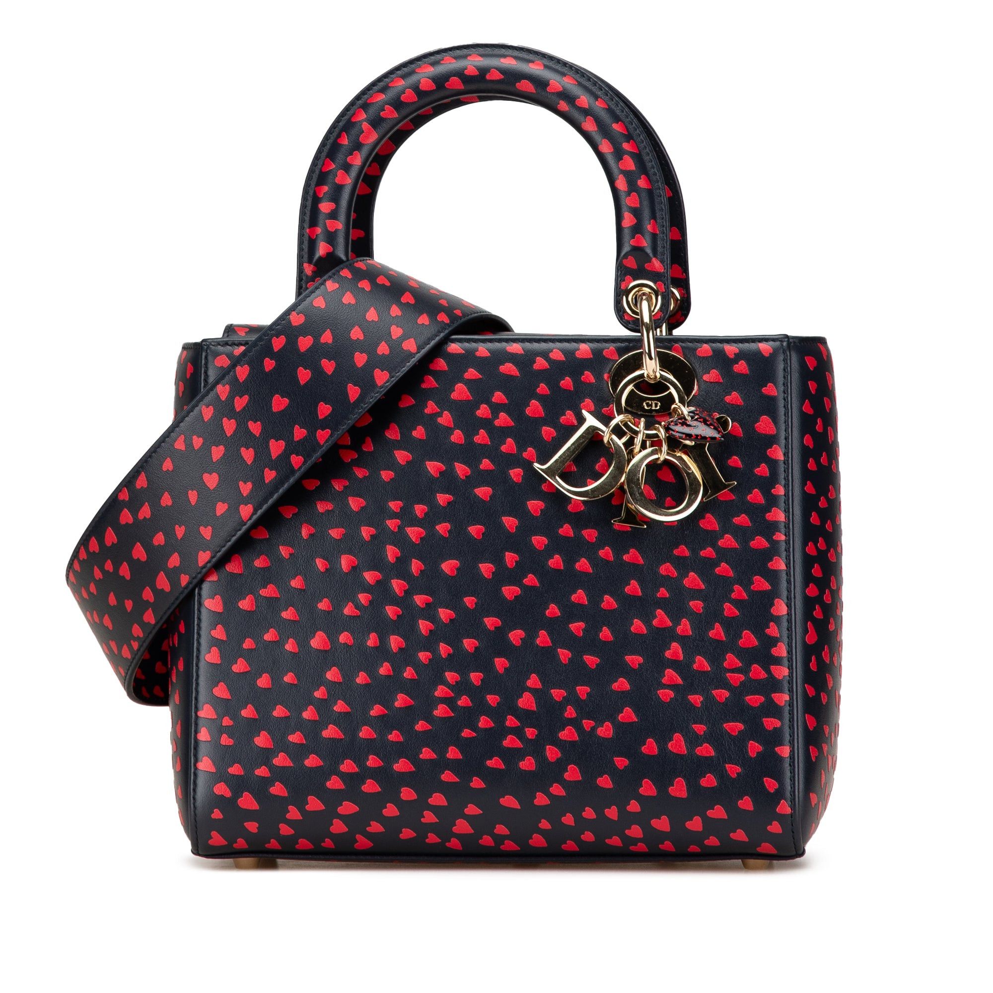 Dior Dior Medium Calfskin I Love Paris Lady Dior Blue Size ONE SIZE - 1 Thumbnail